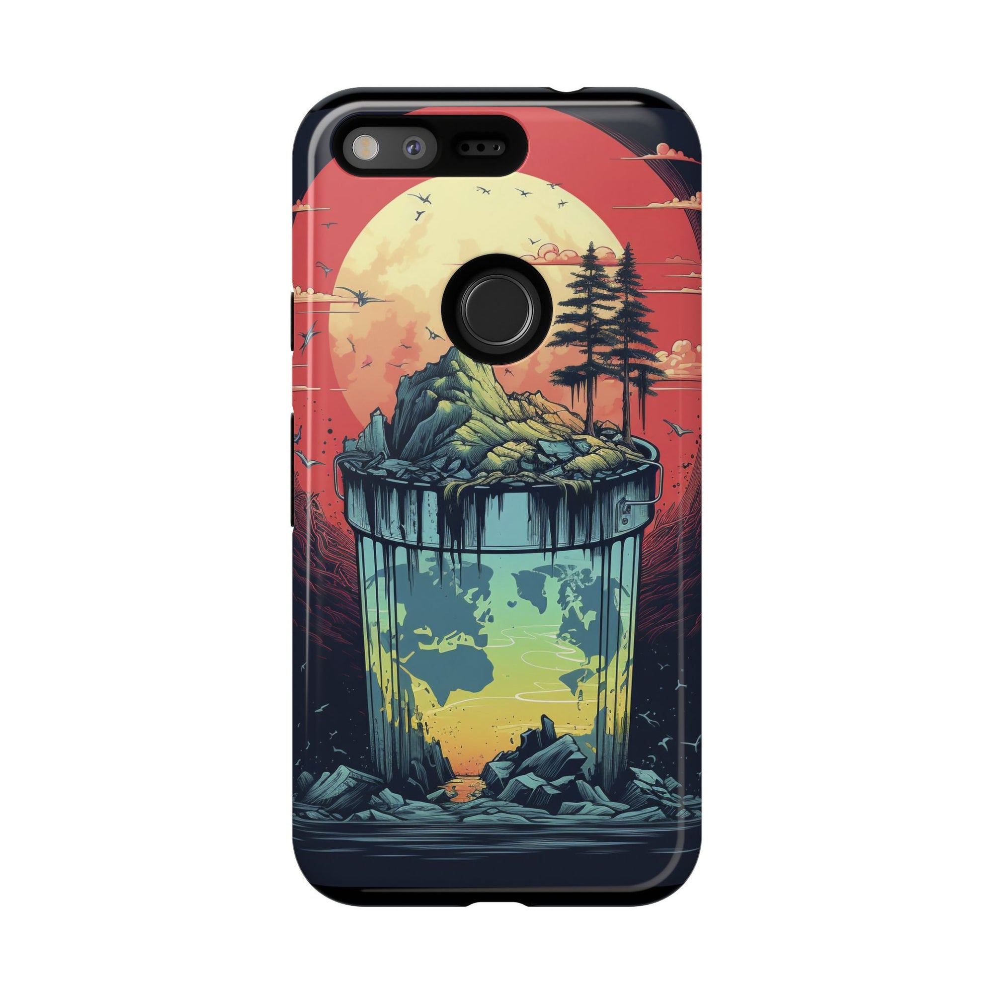 Vibrant Nature-Themed Phone Case, Tough Cases for Adventurers, Eco-Friendly, Trendy Phone Accessory, Great Gift for Nature Lovers
