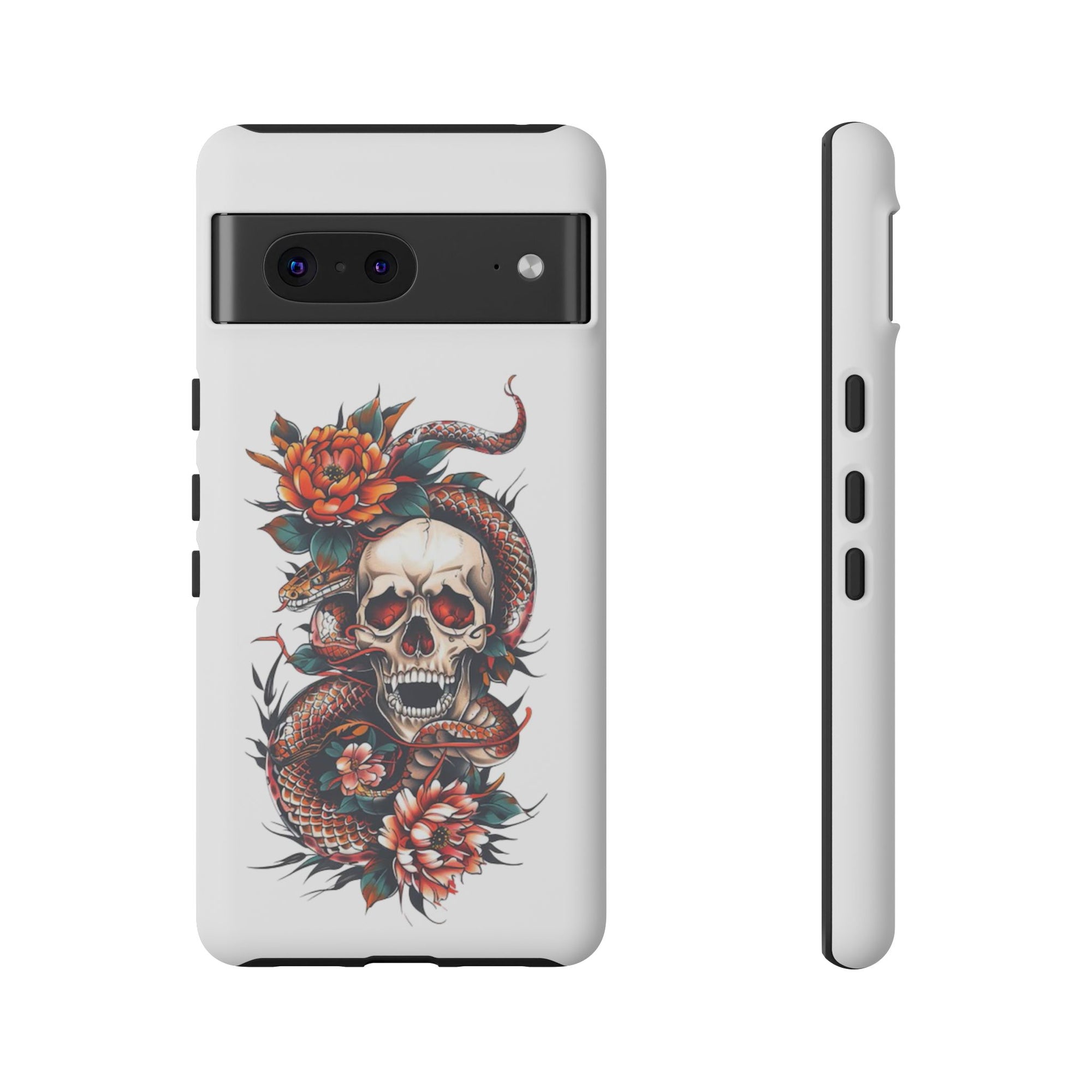 Tough Cases: Skull and Snake Phone Cases, Edgy Accessories, Alternative Fashion, Quirky Gift Ideas, Gothic Style