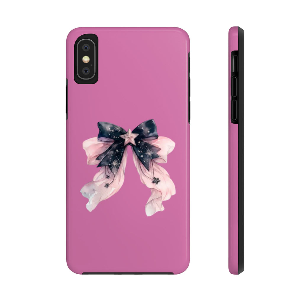 Pink Ribbon Tough Phone Cases, Galaxy Phone Covers, Chic Phone Protection, Ideal Gift for Her, Stylish Tech Accessories