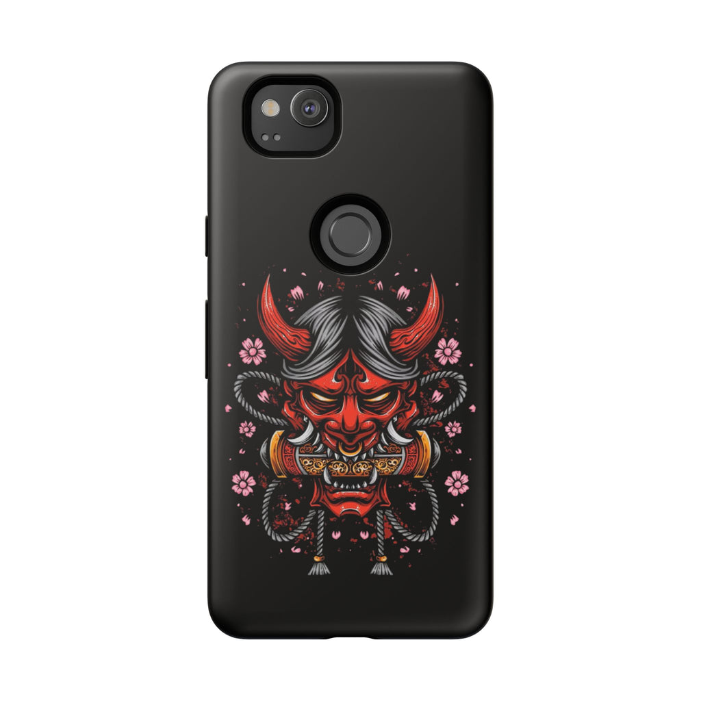 Tough Cases: Fierce Demon Phone Case, Edgy Phone Cover, Protect Your Device, Gift for Anime Fans, Unique Artwork Case