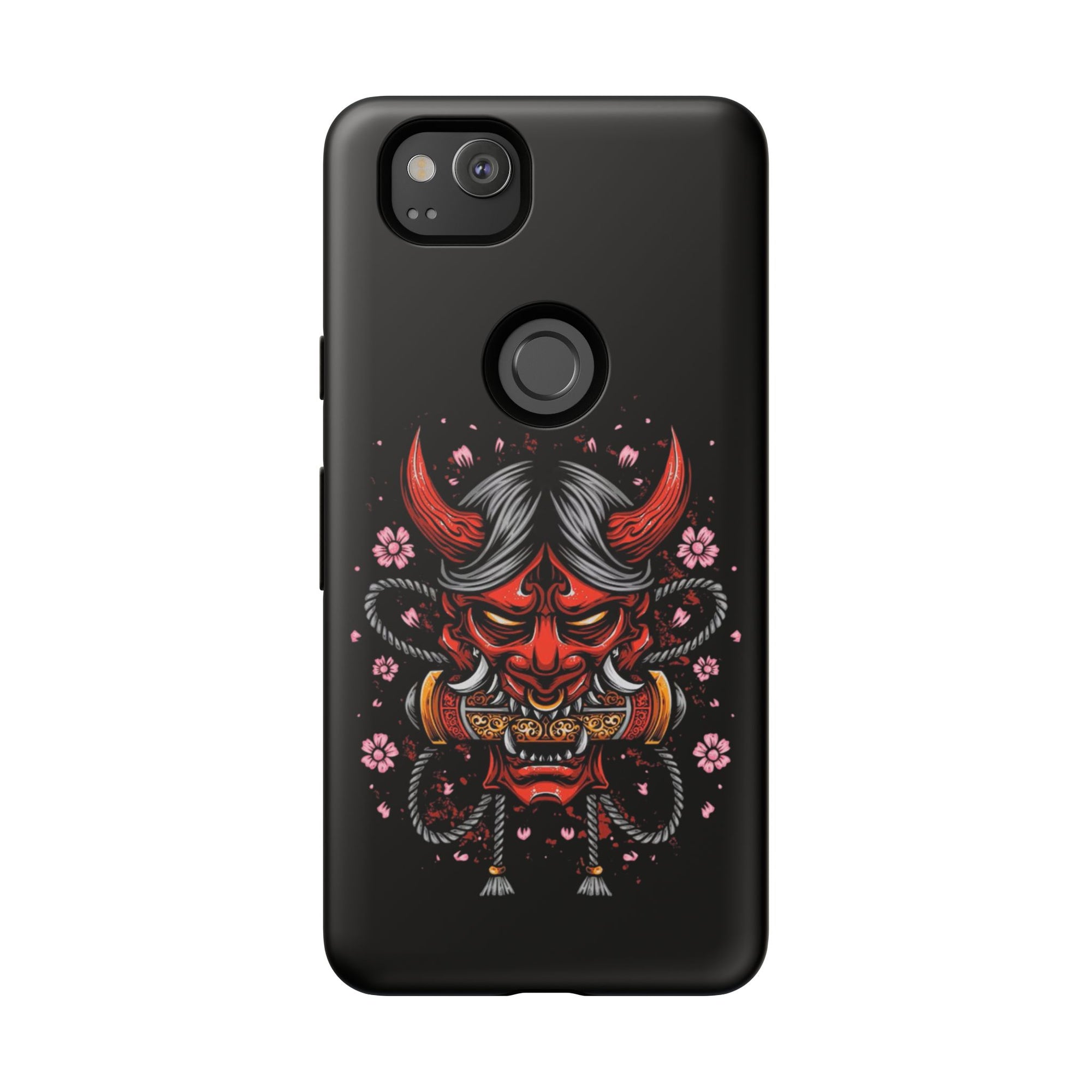 Tough Cases: Fierce Demon Phone Case, Edgy Phone Cover, Protect Your Device, Gift for Anime Fans, Unique Artwork Case