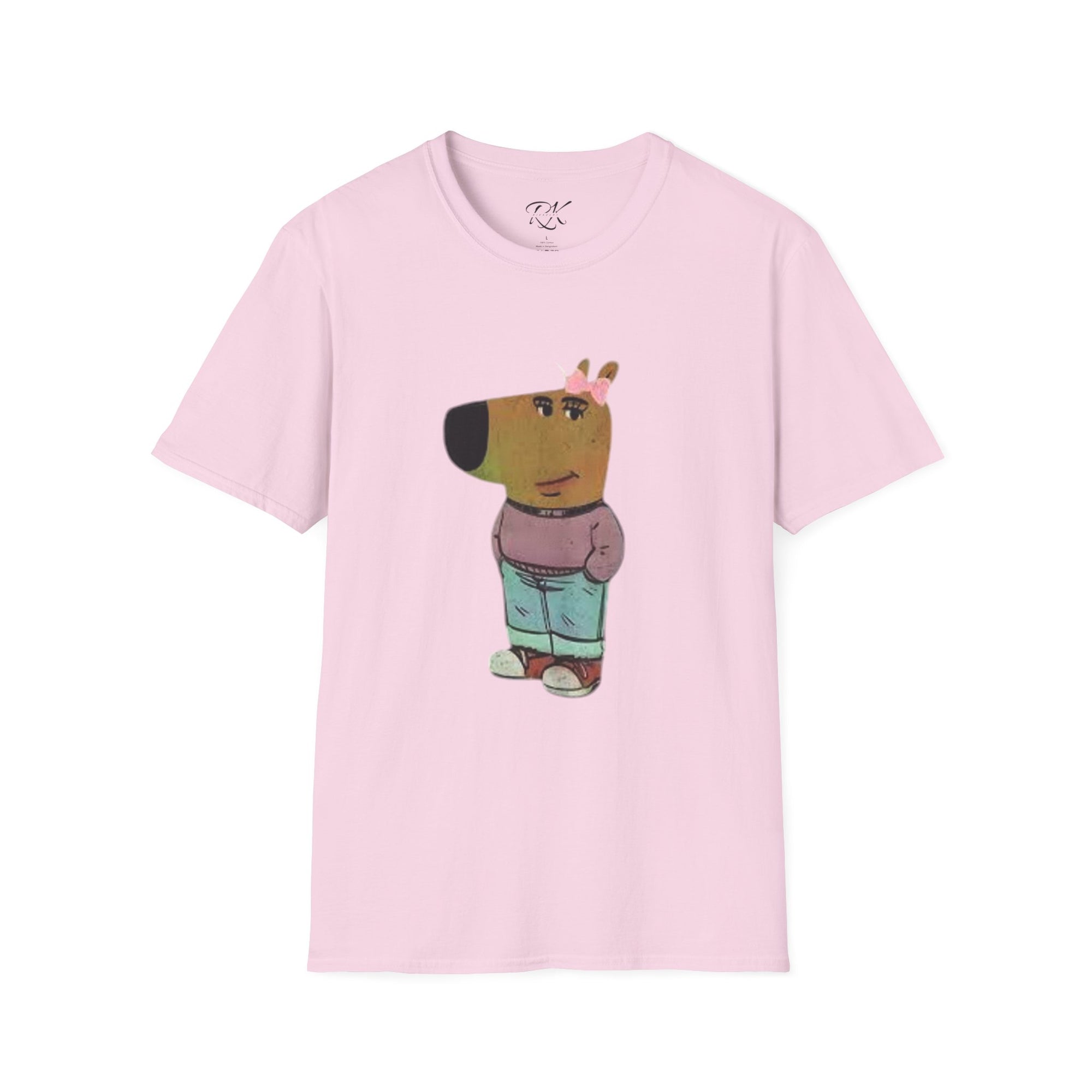 Whimsical Dog Art Unisex T-Shirt - Cute Pet Lover Gift, Casual Wear, Animal Themed Apparel, Fun Gift for Dog Owners