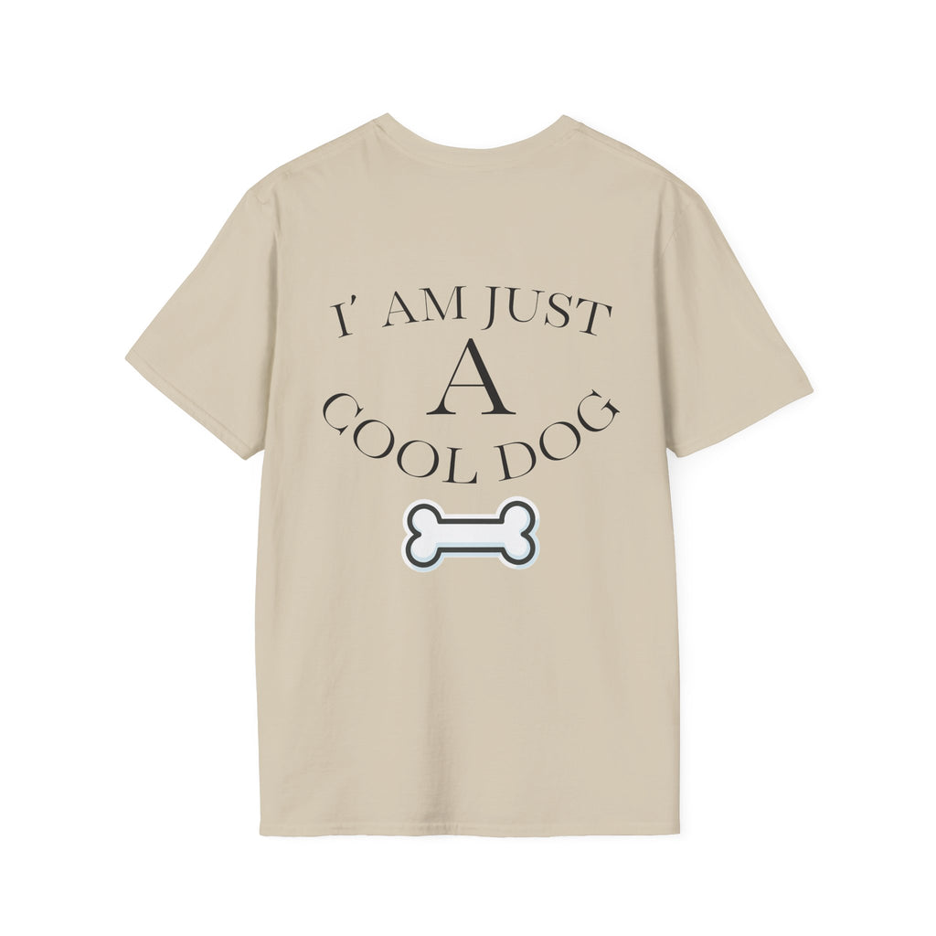 Cool Dog Graphic Tee | Unisex Softstyle T-Shirt, Funny Pet Lover Gift, Dog Dad Shirt, Casual Wear, Gift for Animal Lovers