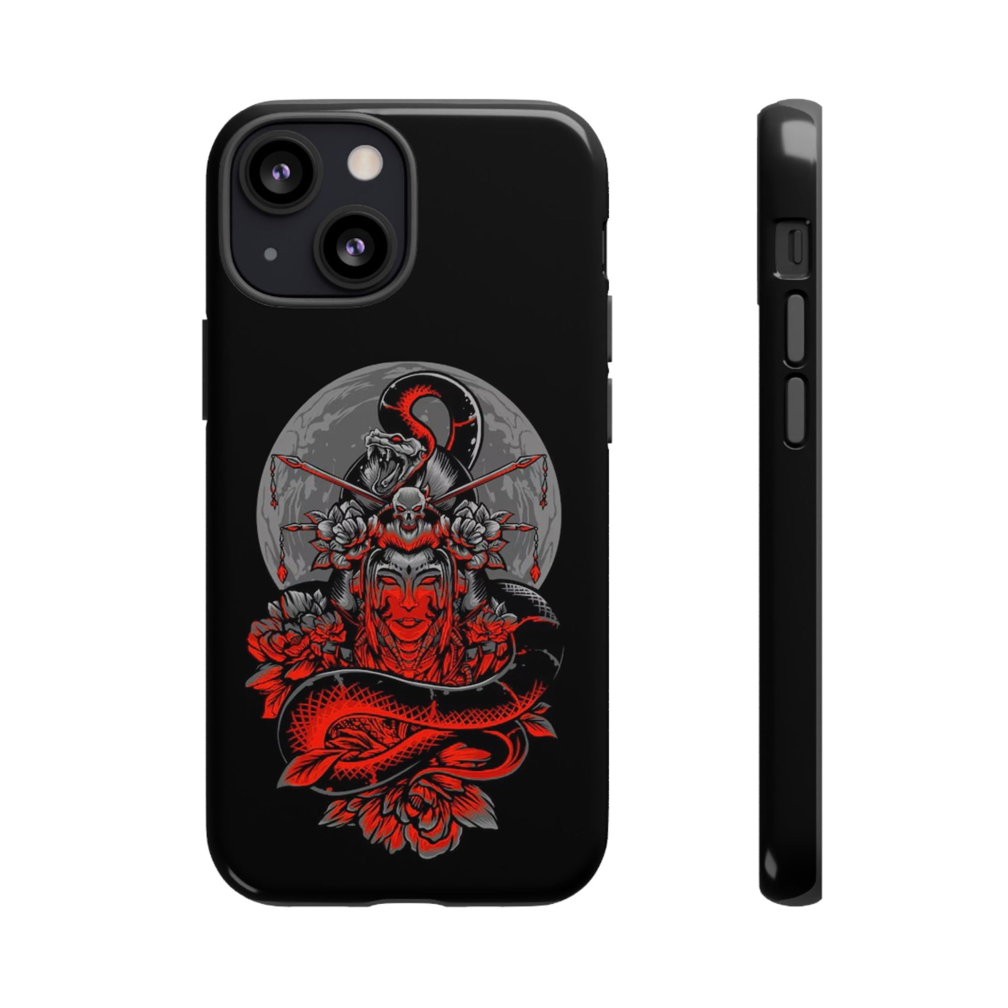 Tough Cases for iPhone, Dragon & Warrior Design, Durable Phone Protection, Perfect Gift for Tech Lovers, Unique Gifting