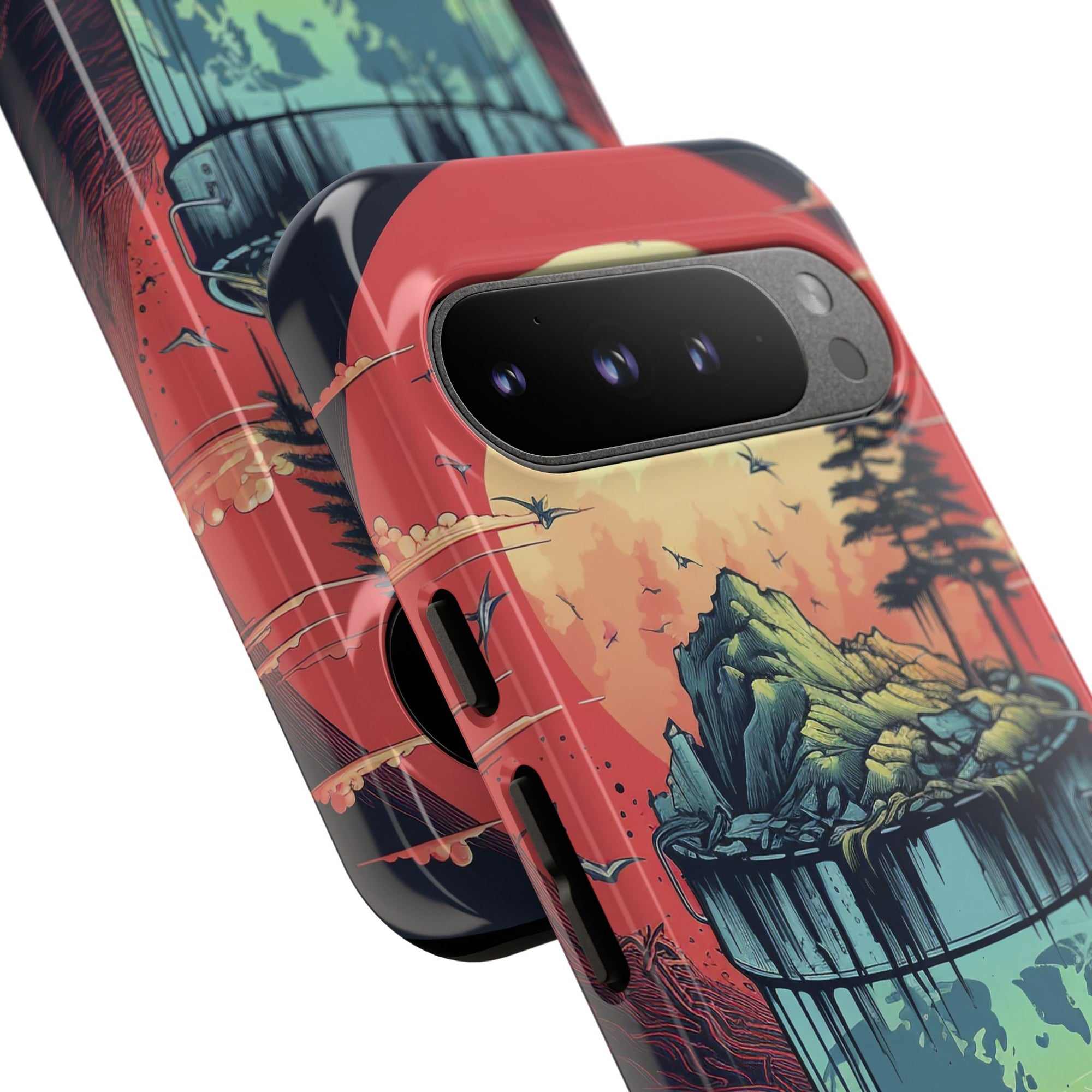 Vibrant Nature-Themed Phone Case, Tough Cases for Adventurers, Eco-Friendly, Trendy Phone Accessory, Great Gift for Nature Lovers