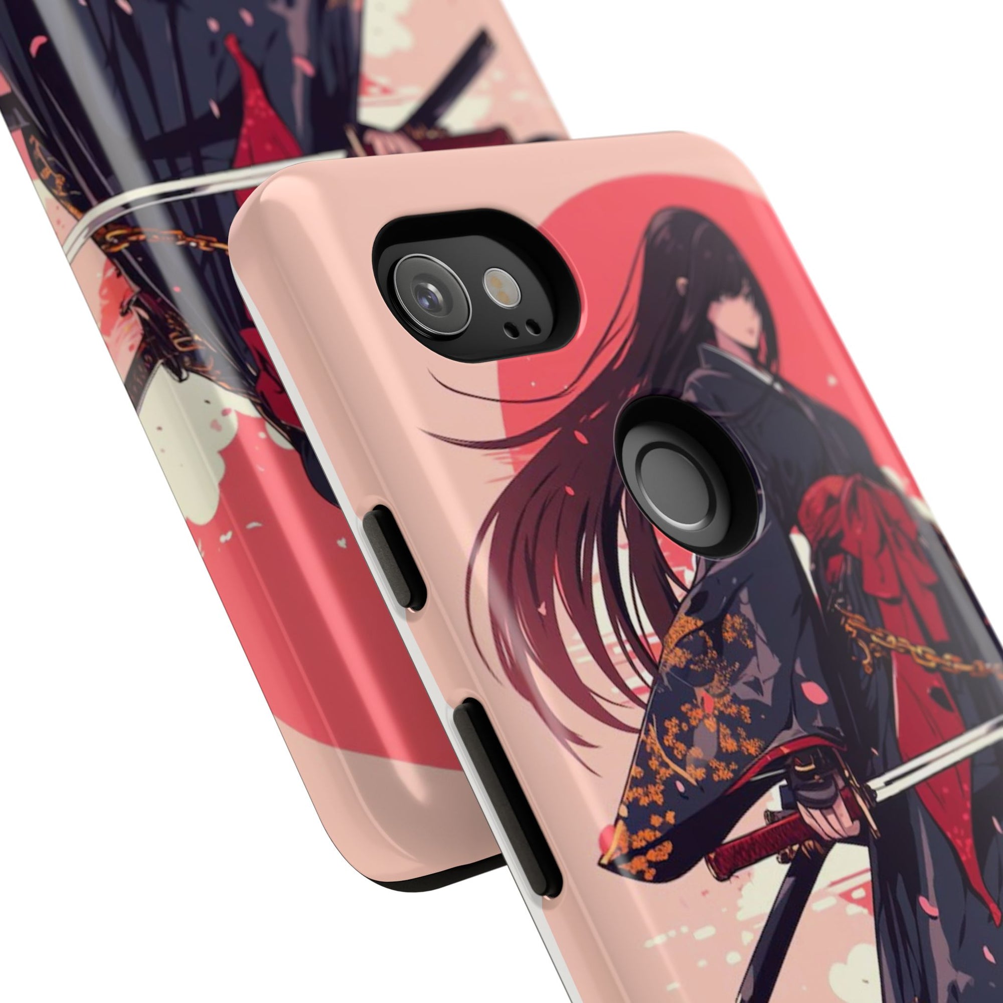 Stylish Phone Case with Warrior Design, Tough Phone Cover for Anime Lovers, Gift for Gamers, Cute Phone Accessories, Unique Tech Gifts