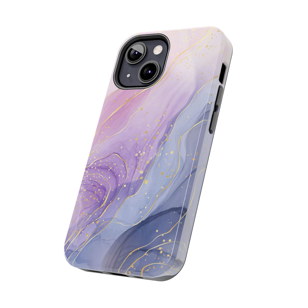 Elegant Abstract Tough Phone Cases for Stylish Protection, Gift for Her, Phone Accessories, Lavender Marble Design, Phone Cover for [...]