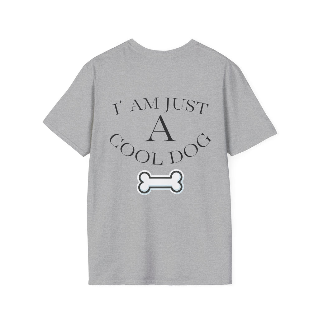 Cool Dog Graphic Tee | Unisex Softstyle T-Shirt, Funny Pet Lover Gift, Dog Dad Shirt, Casual Wear, Gift for Animal Lovers
