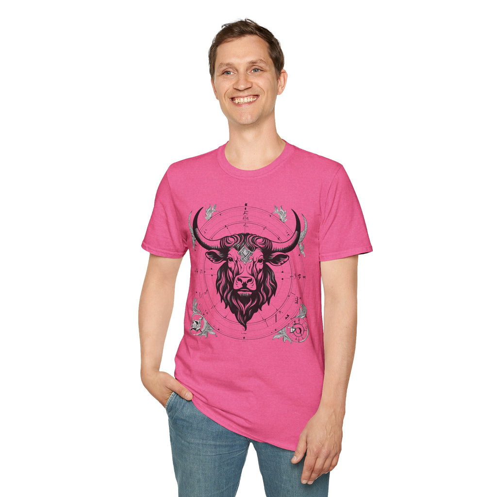 Taurus Zodiac T-Shirt, Astrology Tee, Horoscope Gift, Unisex Softstyle Shirt, Birthday Apparel, Taurus Constellation Top
