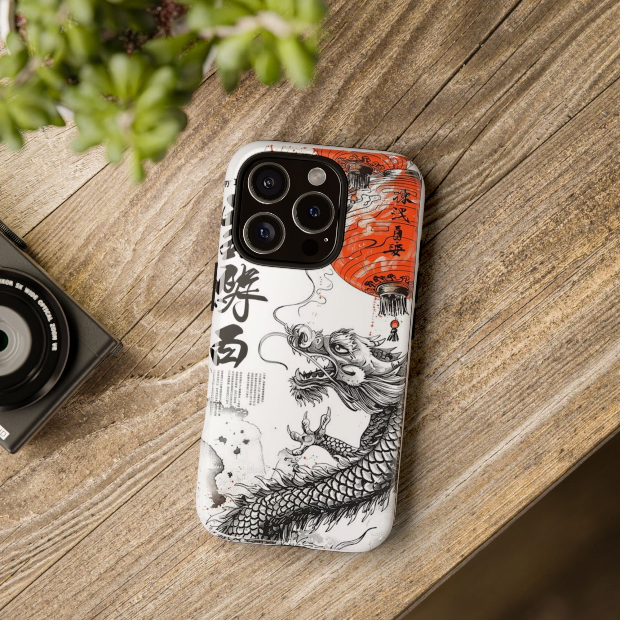 Dragon Design Phone Case, Tough Cases with Chinese Art for Unique Style, Gift for Art Lovers, Phone Protection, Trendy Accessories