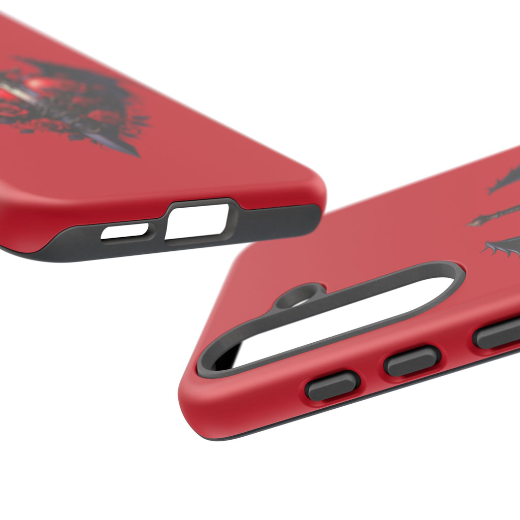 Tough Cases - Gothic Heart Phone Case, Edgy Accessories for Him, Unique Gifts for Her, Valentine's Day, Birthday, Artsy Phone Cover