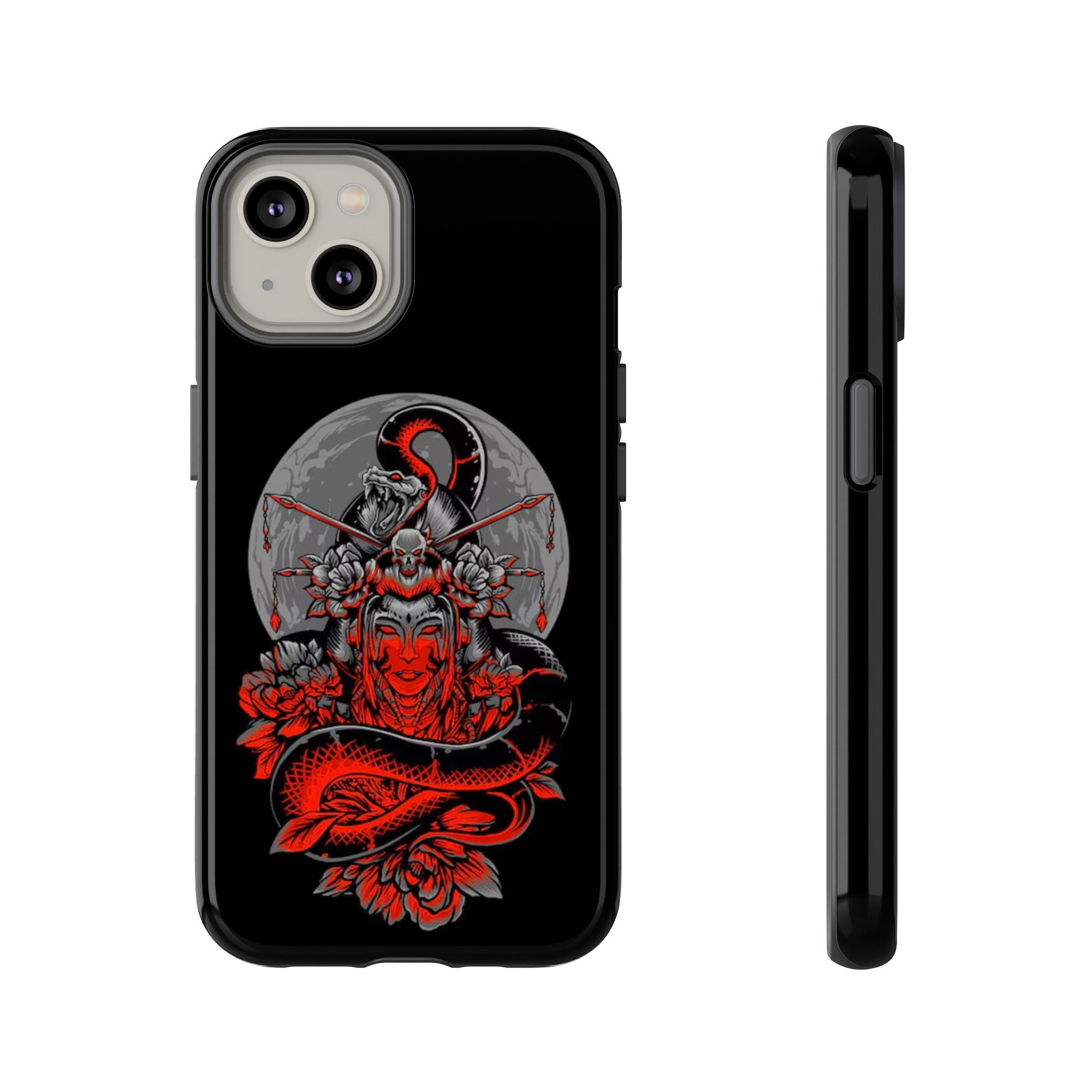 Tough Cases for iPhone, Dragon & Warrior Design, Durable Phone Protection, Perfect Gift for Tech Lovers, Unique Gifting