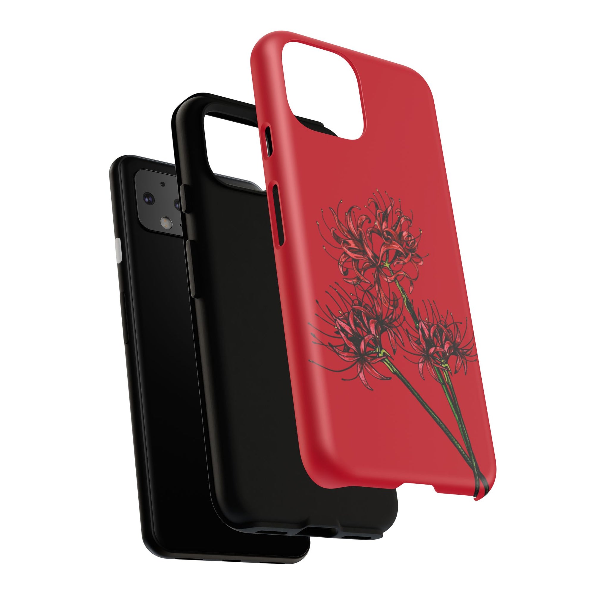 Floral Phone Case, Cute Durable Case for Plants Lovers, Stylish Tech Accessories, Gift for Her, Autumn Decor