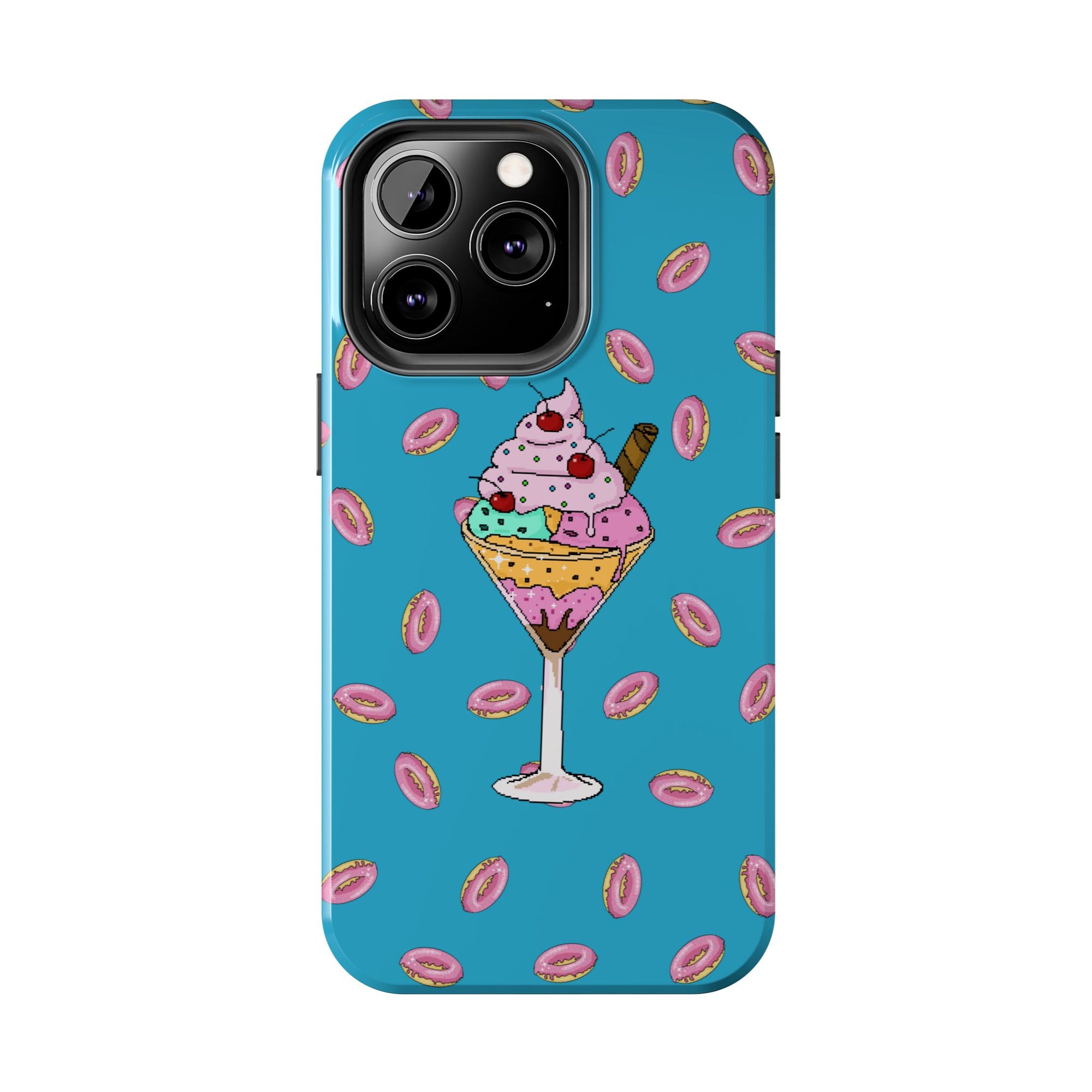 Cute Dessert Phone Cases, Fun iPhone Covers, Quirky Phone Accessories, Donut Lovers Gift, Ice Cream Phone Protector