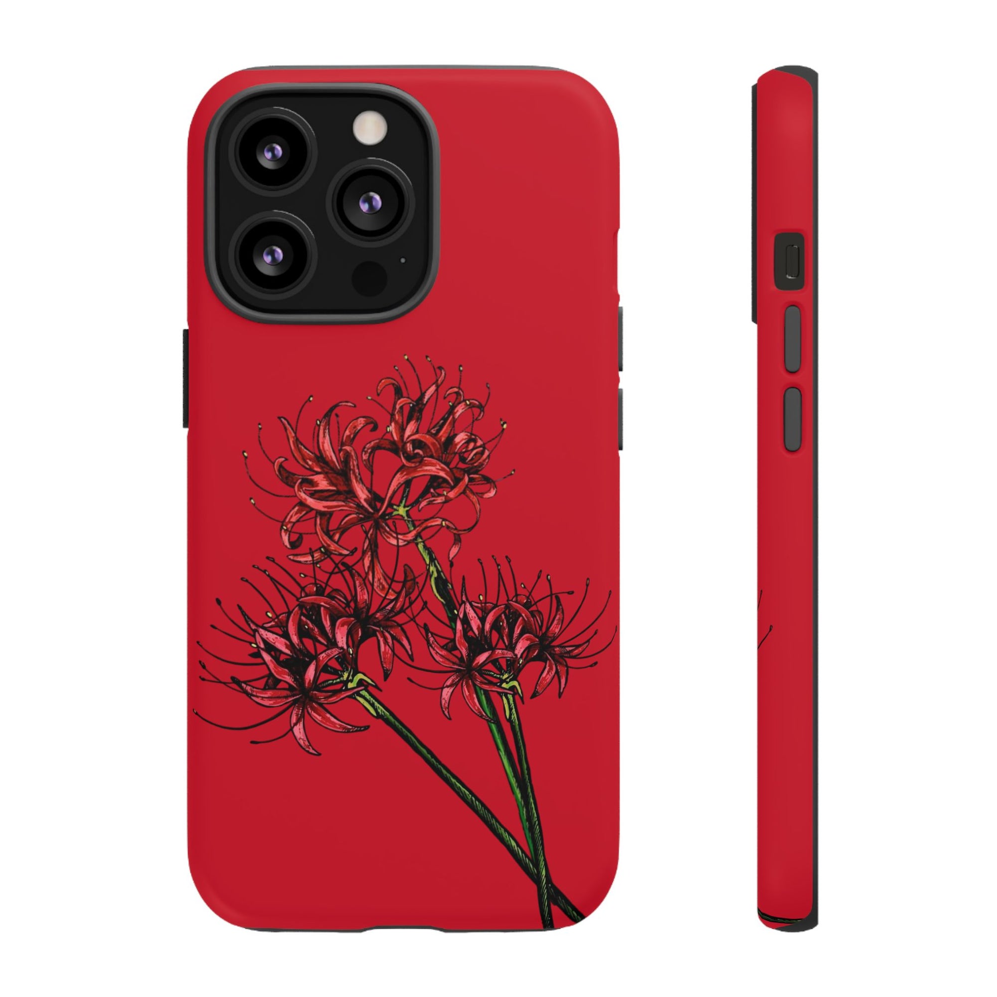 Floral Phone Case, Cute Durable Case for Plants Lovers, Stylish Tech Accessories, Gift for Her, Autumn Decor