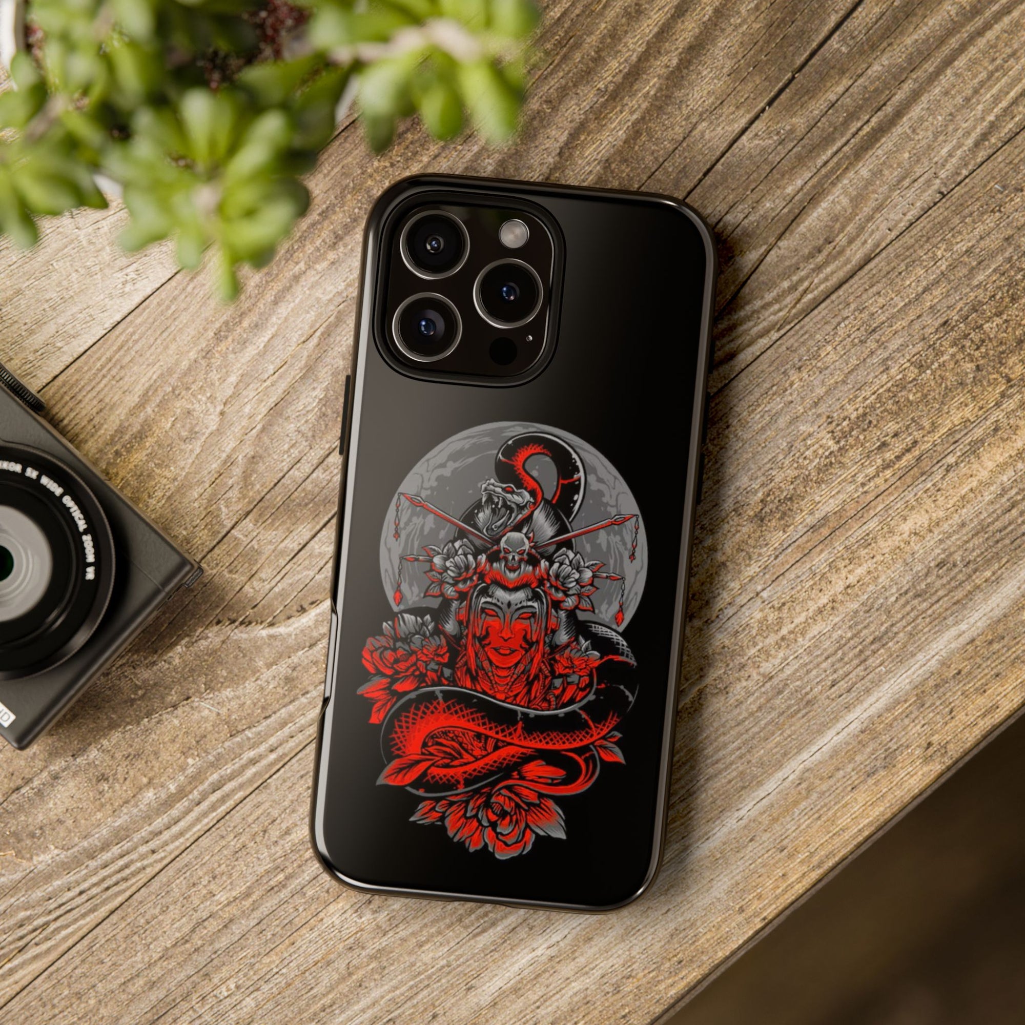 Tough Cases for iPhone, Dragon & Warrior Design, Durable Phone Protection, Perfect Gift for Tech Lovers, Unique Gifting
