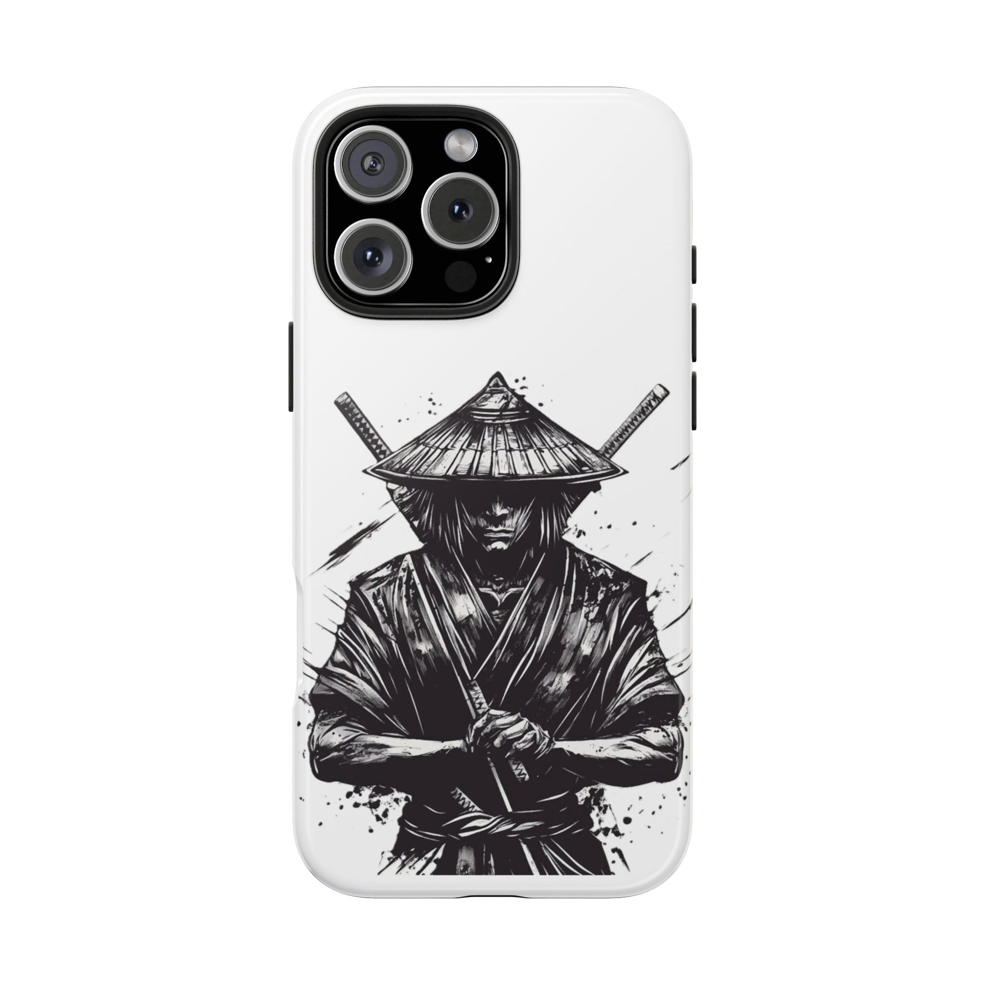 Samurai Tough Phone Cases, Rugged Smartphone Accessories, Durable Covers for Men, Unique Gifts for Him, Japanese Warrior Design
