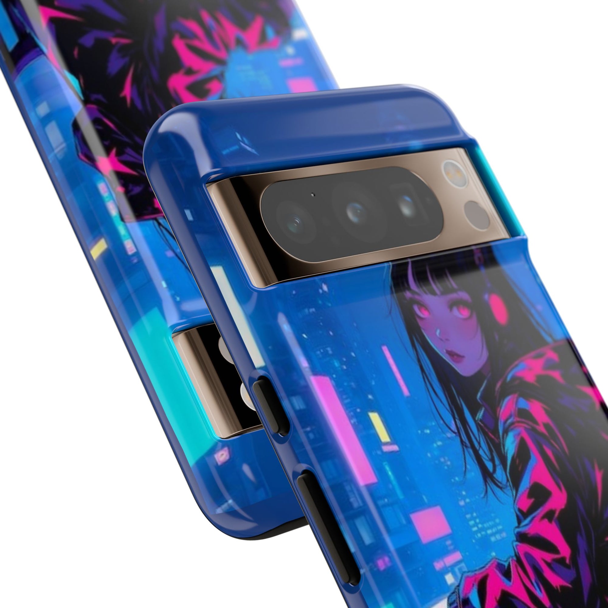Futuristic Phone Case, Cyberpunk Aesthetic, Tough Phone Cover, Urban Style, Gift for Tech Lovers, Unique Phone Accessories, Streetwear [...]