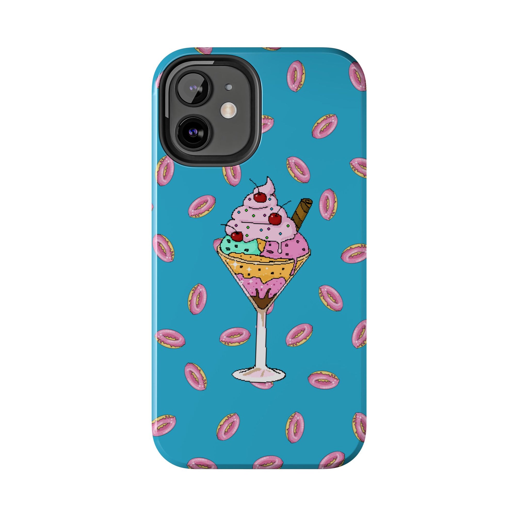 Cute Dessert Phone Cases, Fun iPhone Covers, Quirky Phone Accessories, Donut Lovers Gift, Ice Cream Phone Protector