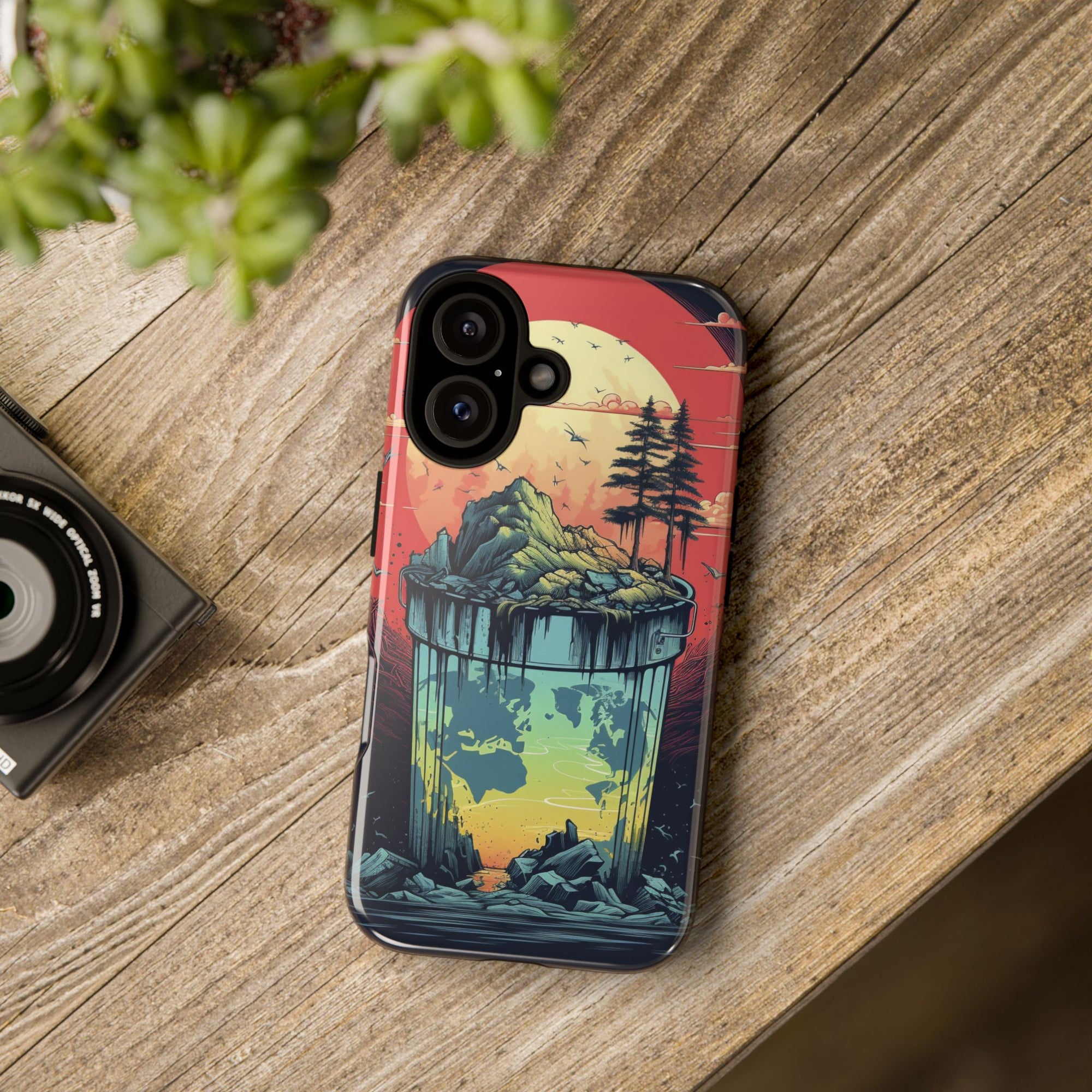 Vibrant Nature-Themed Phone Case, Tough Cases for Adventurers, Eco-Friendly, Trendy Phone Accessory, Great Gift for Nature Lovers