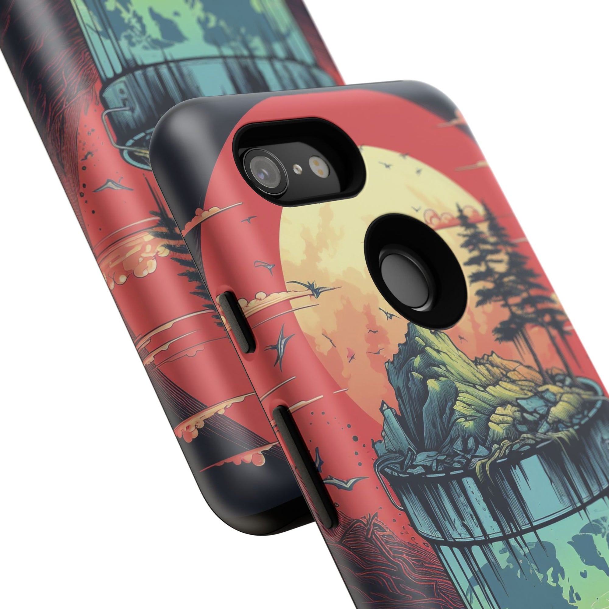 Vibrant Nature-Themed Phone Case, Tough Cases for Adventurers, Eco-Friendly, Trendy Phone Accessory, Great Gift for Nature Lovers