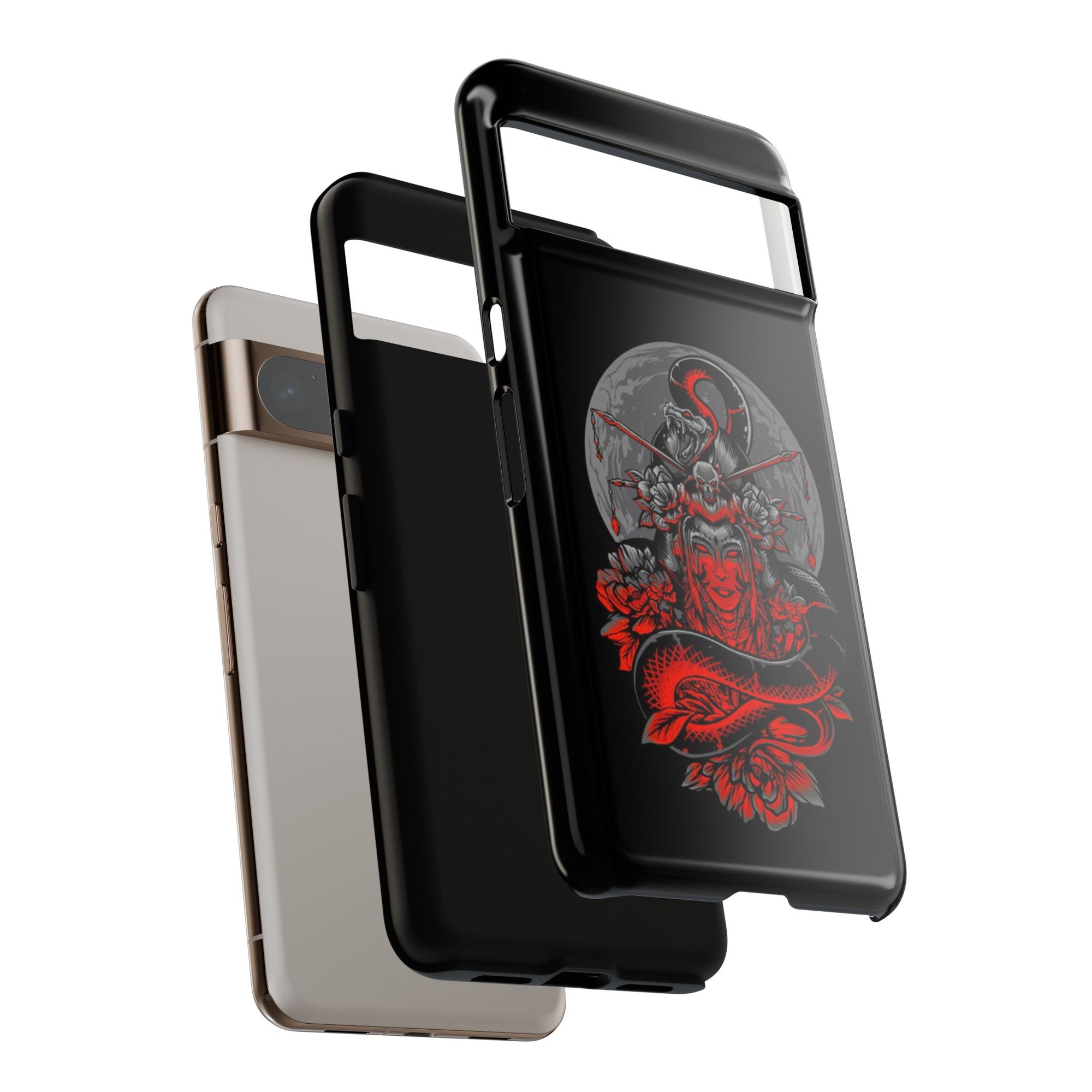 Tough Cases for iPhone, Dragon & Warrior Design, Durable Phone Protection, Perfect Gift for Tech Lovers, Unique Gifting
