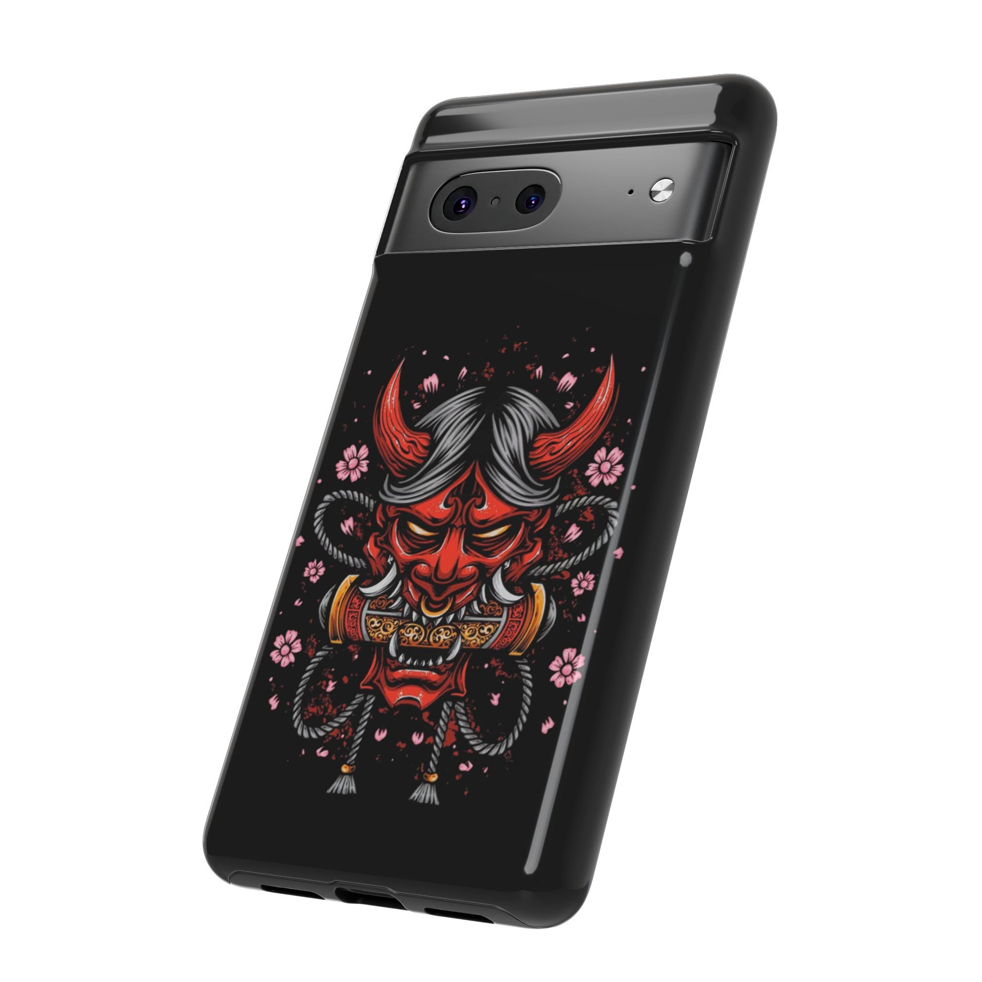 Tough Cases: Fierce Demon Phone Case, Edgy Phone Cover, Protect Your Device, Gift for Anime Fans, Unique Artwork Case