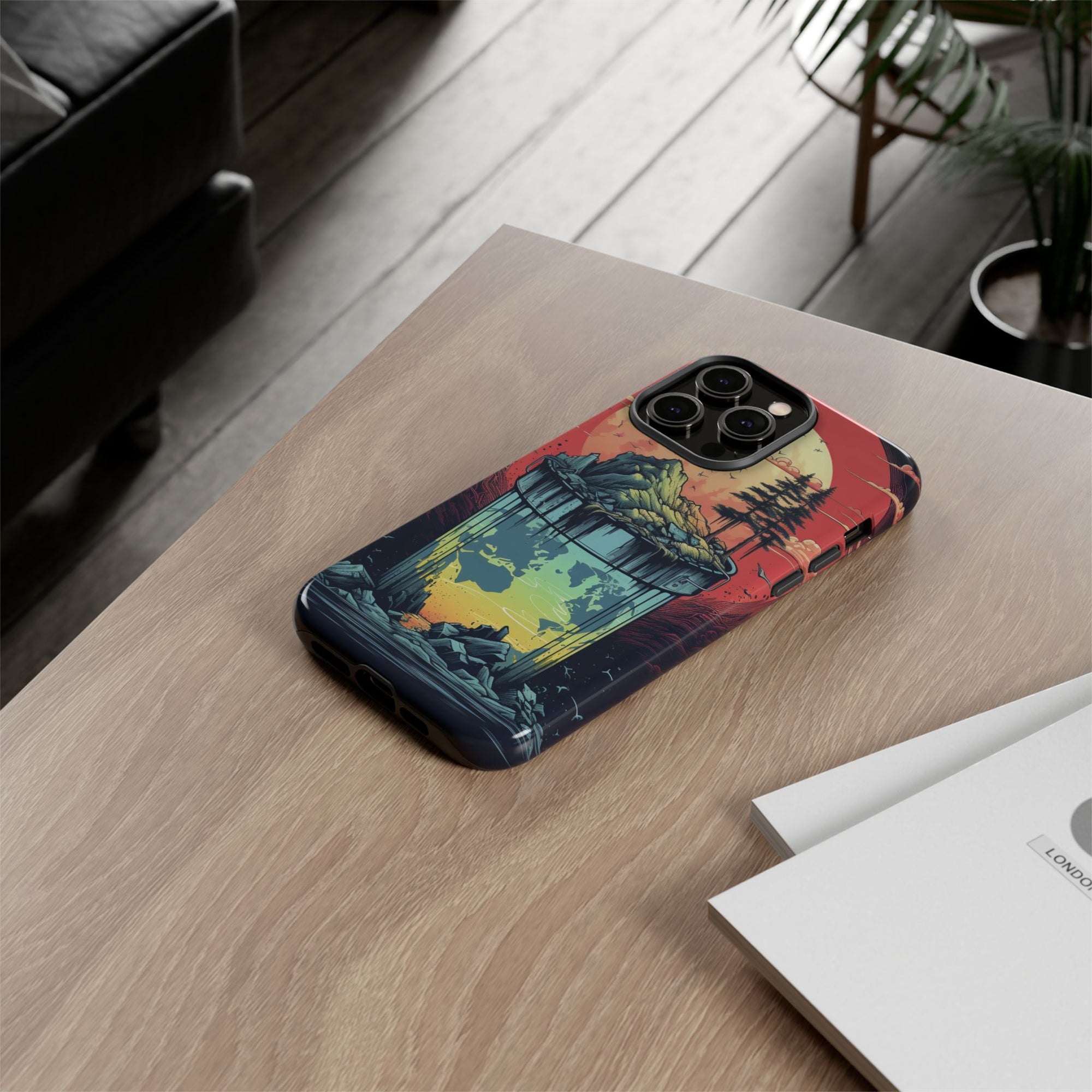 Vibrant Nature-Themed Phone Case, Tough Cases for Adventurers, Eco-Friendly, Trendy Phone Accessory, Great Gift for Nature Lovers