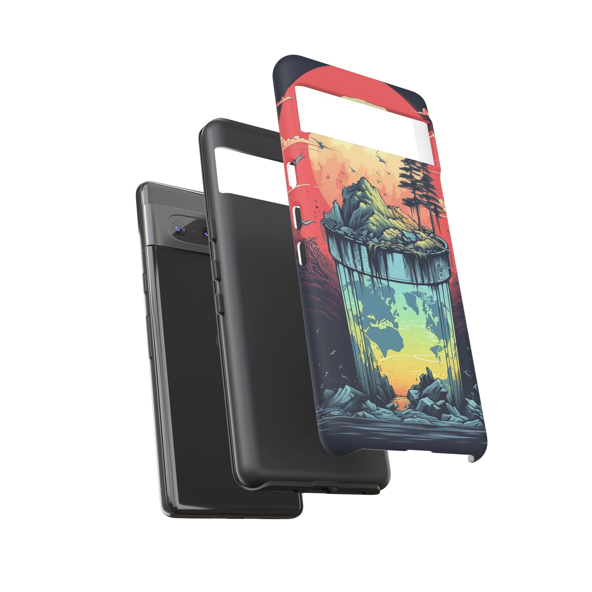 Vibrant Nature-Themed Phone Case, Tough Cases for Adventurers, Eco-Friendly, Trendy Phone Accessory, Great Gift for Nature Lovers
