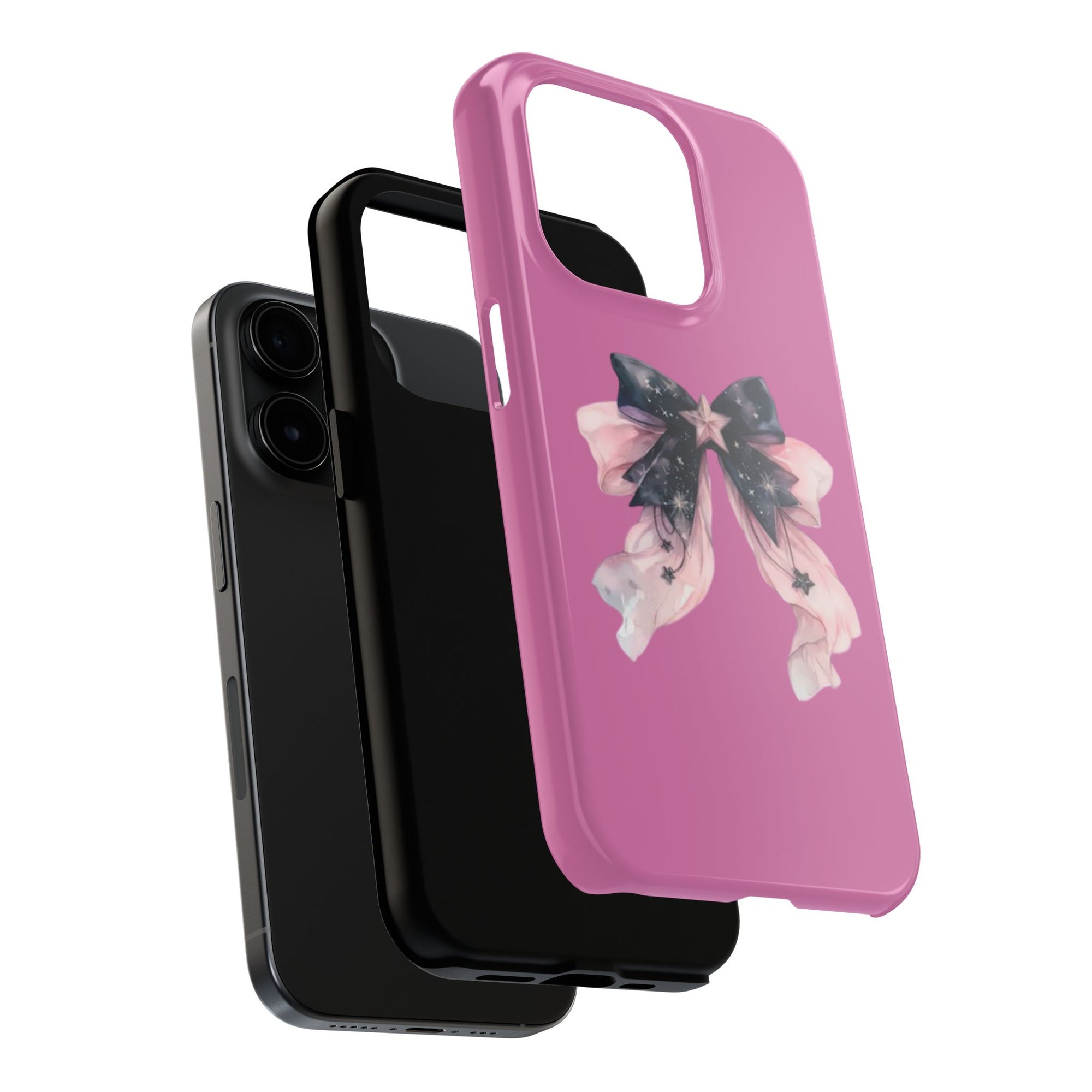 Pink Ribbon Tough Phone Cases, Galaxy Phone Covers, Chic Phone Protection, Ideal Gift for Her, Stylish Tech Accessories