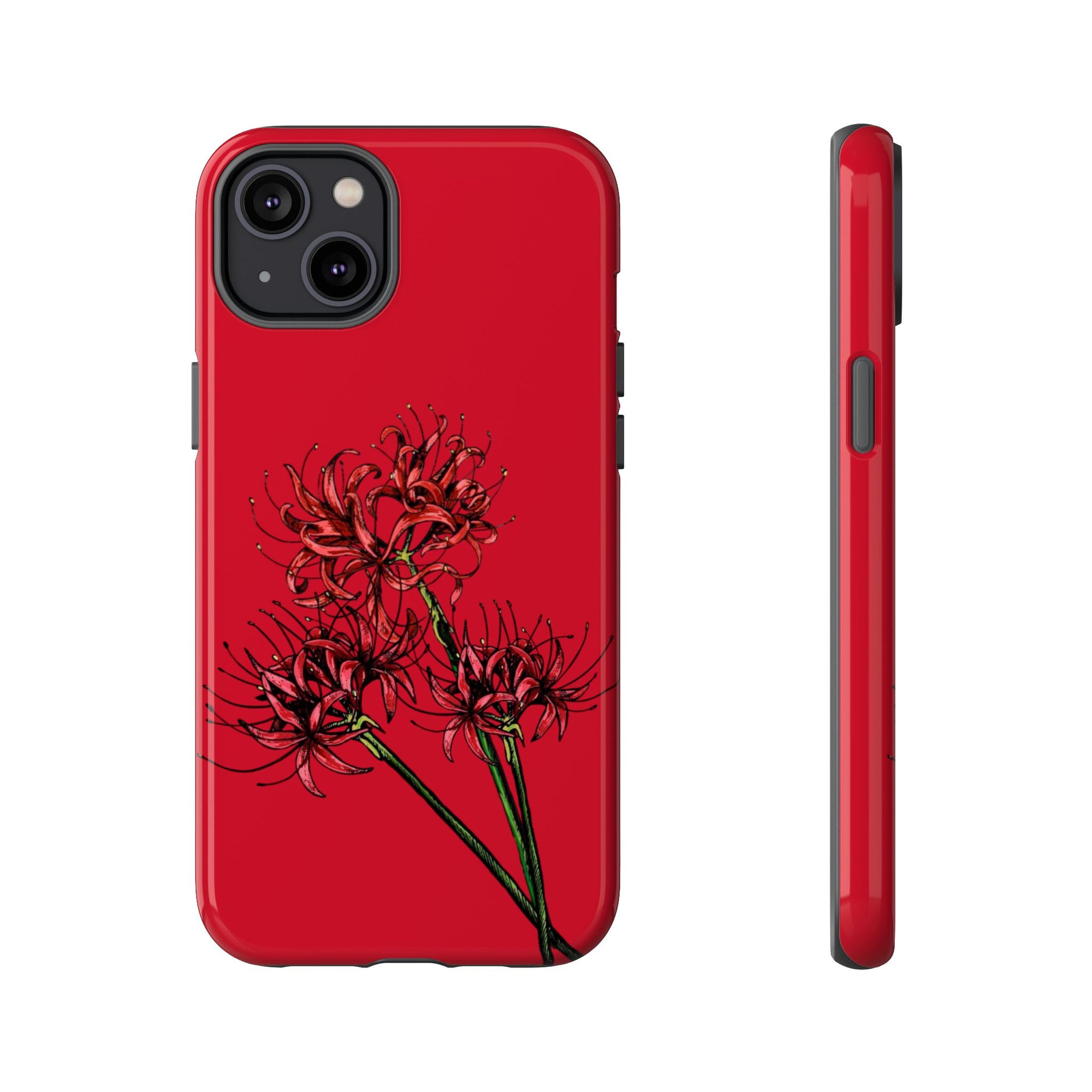 Floral Phone Case, Cute Durable Case for Plants Lovers, Stylish Tech Accessories, Gift for Her, Autumn Decor