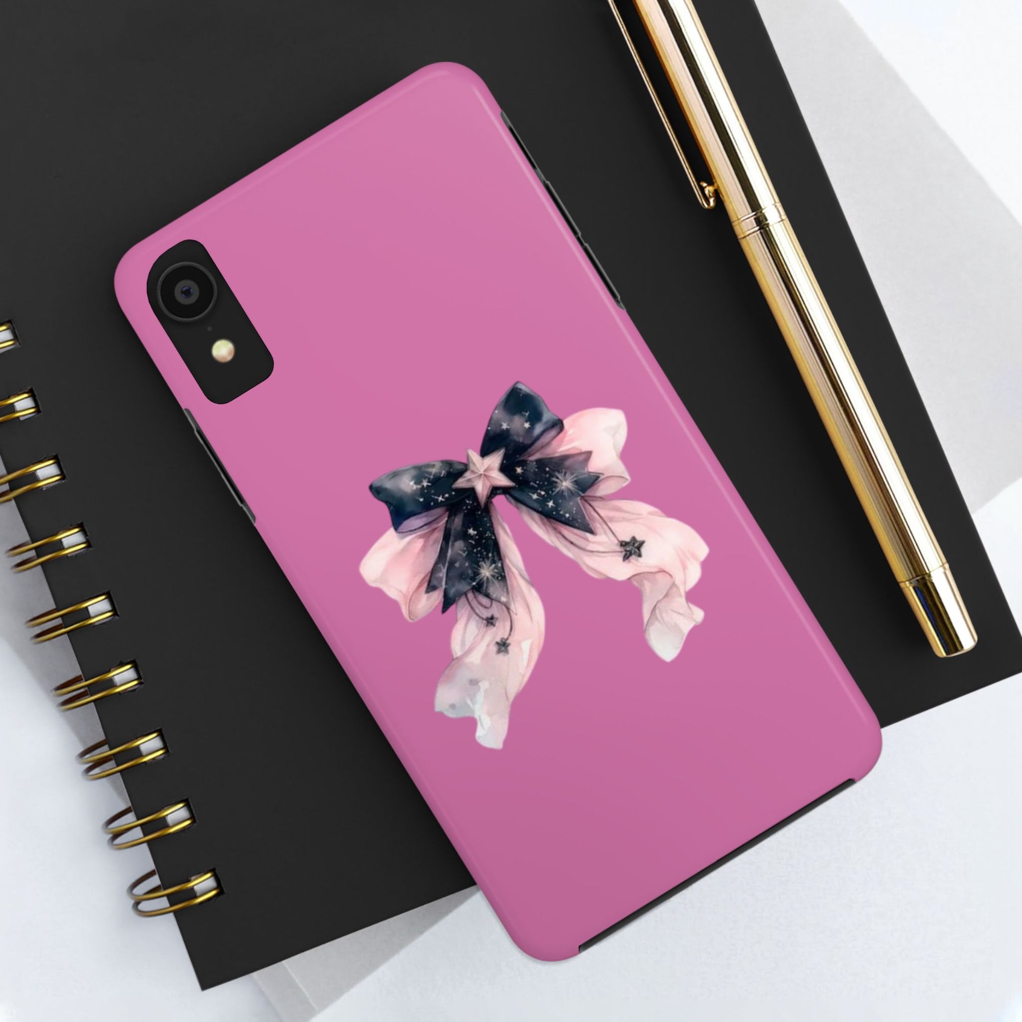 Pink Ribbon Tough Phone Cases, Galaxy Phone Covers, Chic Phone Protection, Ideal Gift for Her, Stylish Tech Accessories