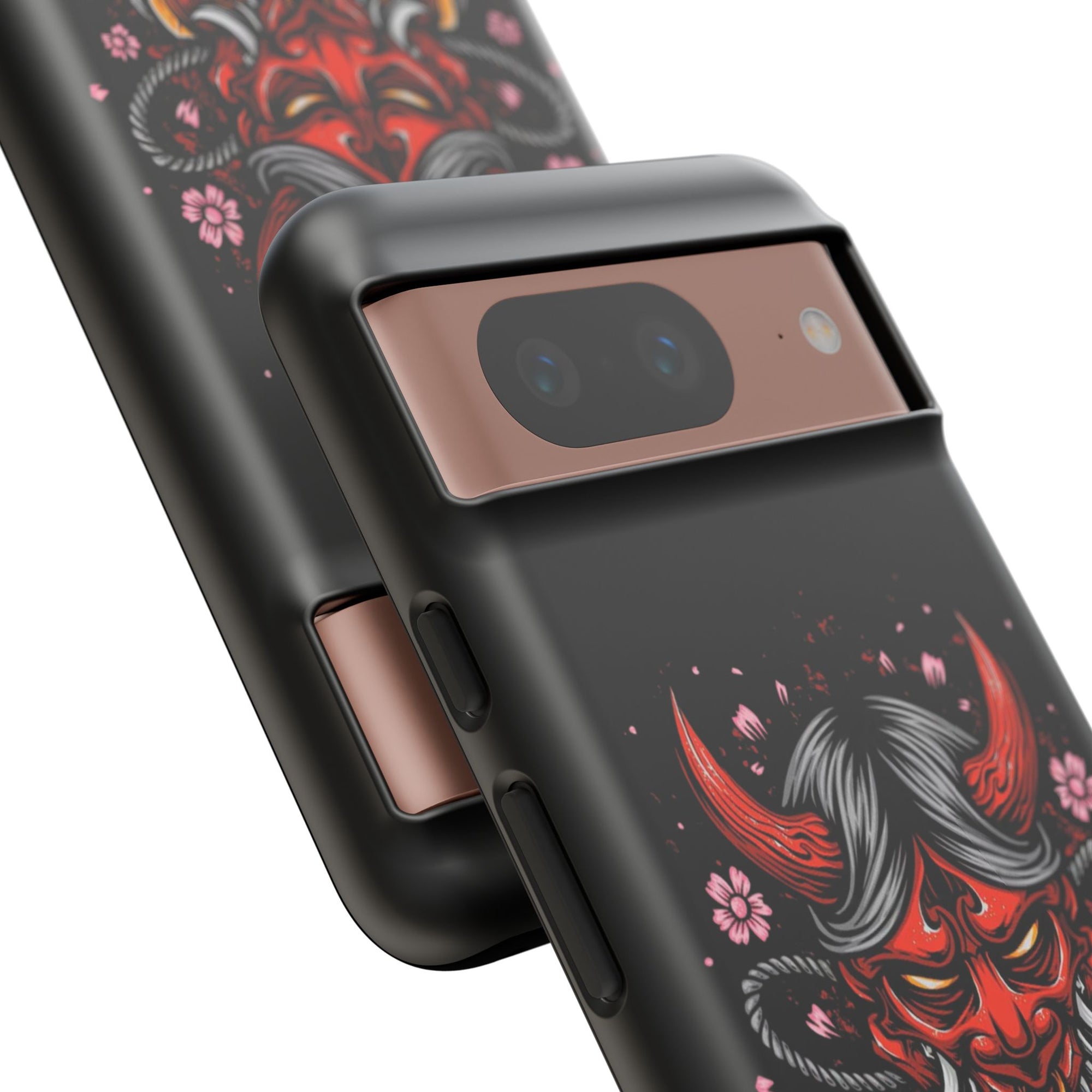 Tough Cases: Fierce Demon Phone Case, Edgy Phone Cover, Protect Your Device, Gift for Anime Fans, Unique Artwork Case