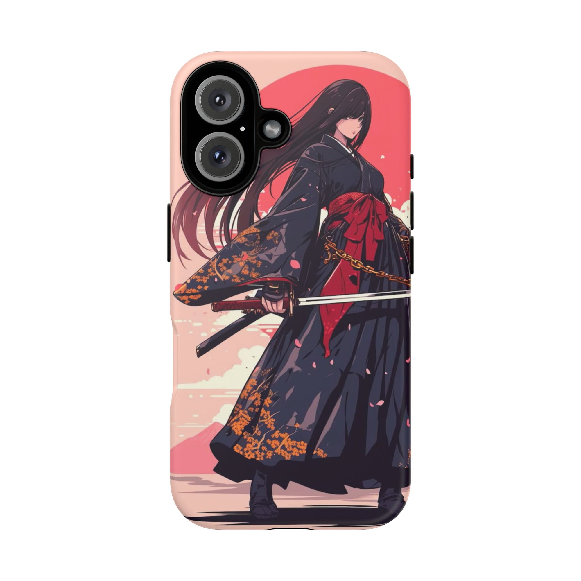 Stylish Phone Case with Warrior Design, Tough Phone Cover for Anime Lovers, Gift for Gamers, Cute Phone Accessories, Unique Tech Gifts