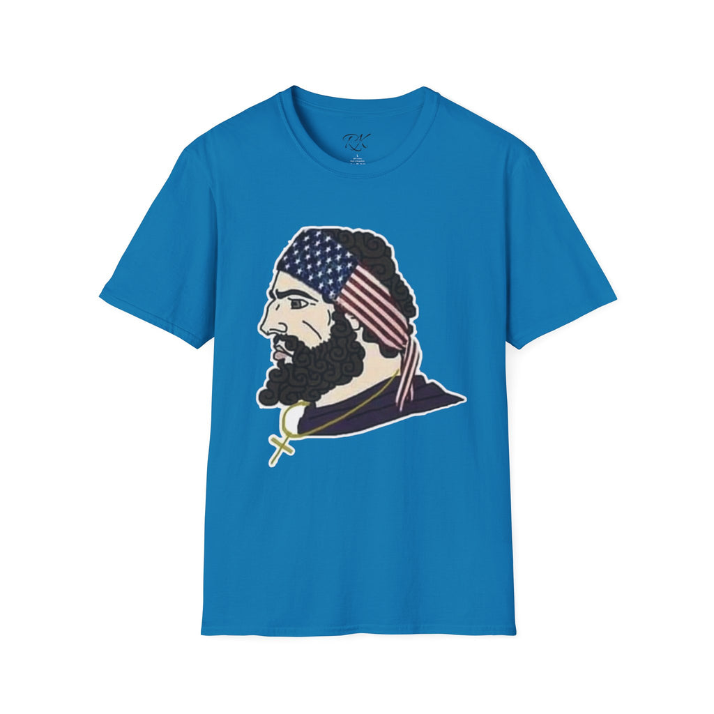 Patriotic Graphic T-Shirt, Unisex Softstyle Tee, Independence Day Gift, Freedom Apparel, Americana Clothing