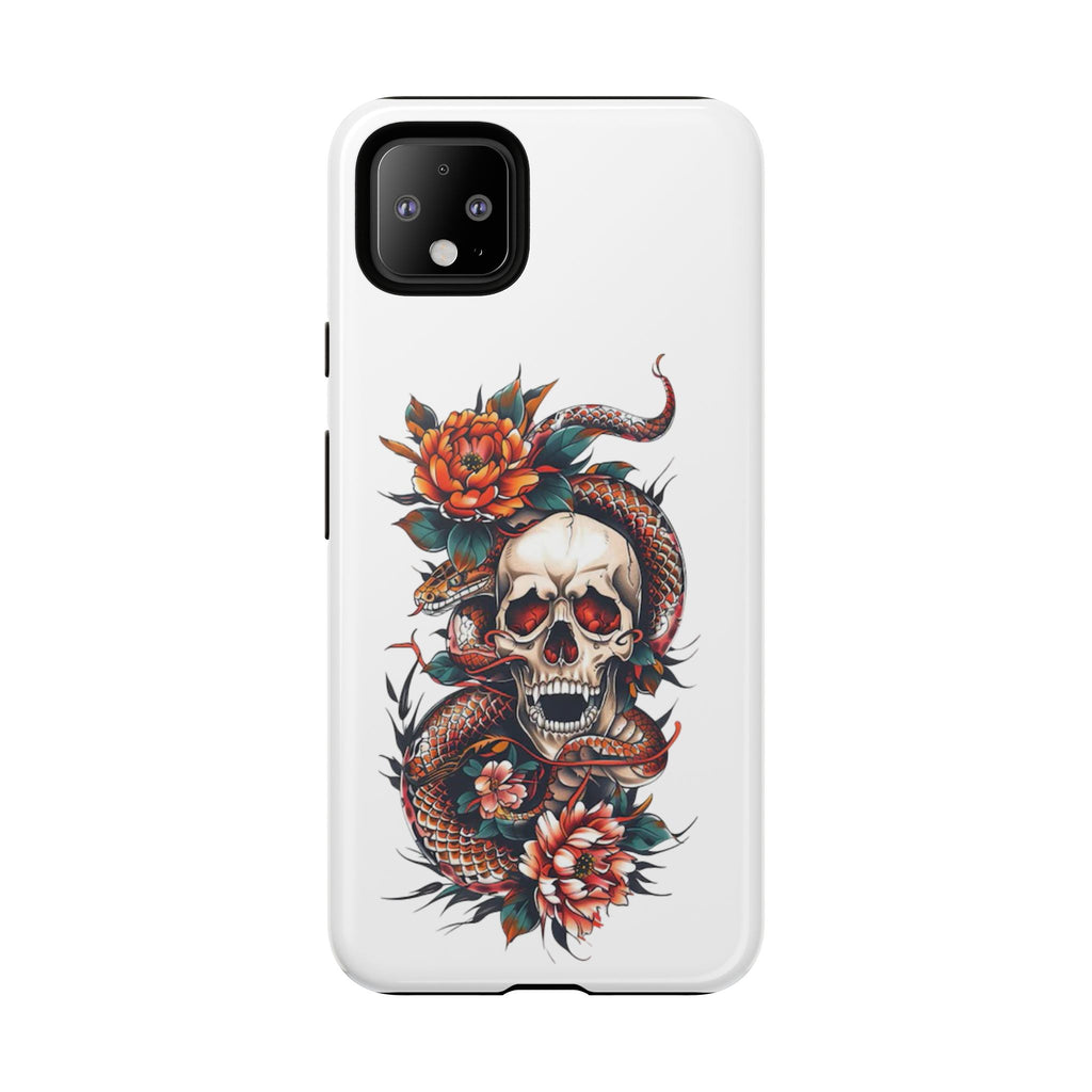Tough Cases: Skull and Snake Phone Cases, Edgy Accessories, Alternative Fashion, Quirky Gift Ideas, Gothic Style