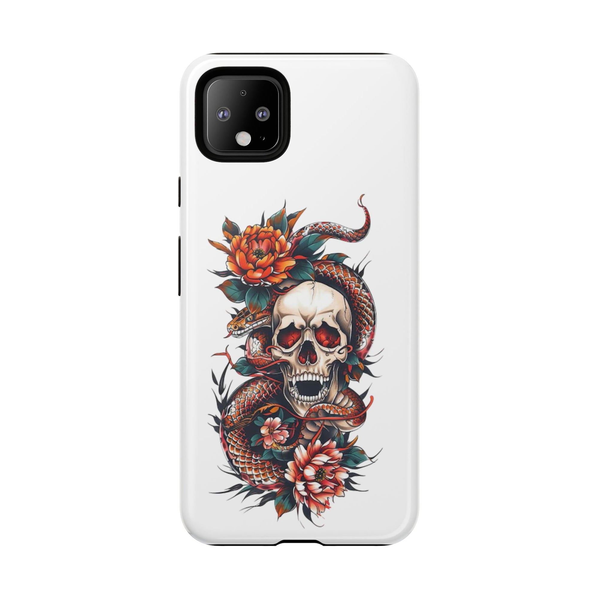 Tough Cases: Skull and Snake Phone Cases, Edgy Accessories, Alternative Fashion, Quirky Gift Ideas, Gothic Style