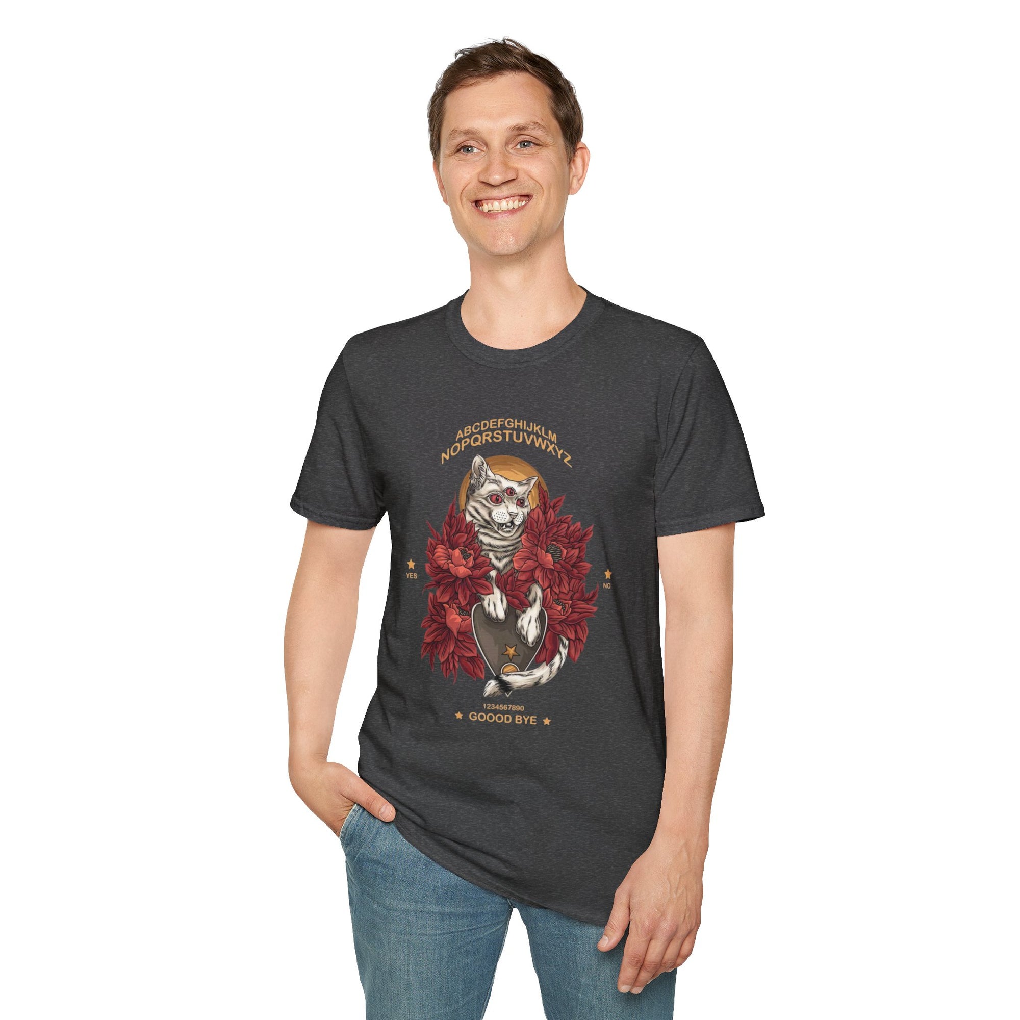 Nature-Inspired Graphic Unisex T-Shirt, Cozy Fall Vibes, Animal Lover Gift, Perfect for Autumn Celebrations, Unique Animal Design
