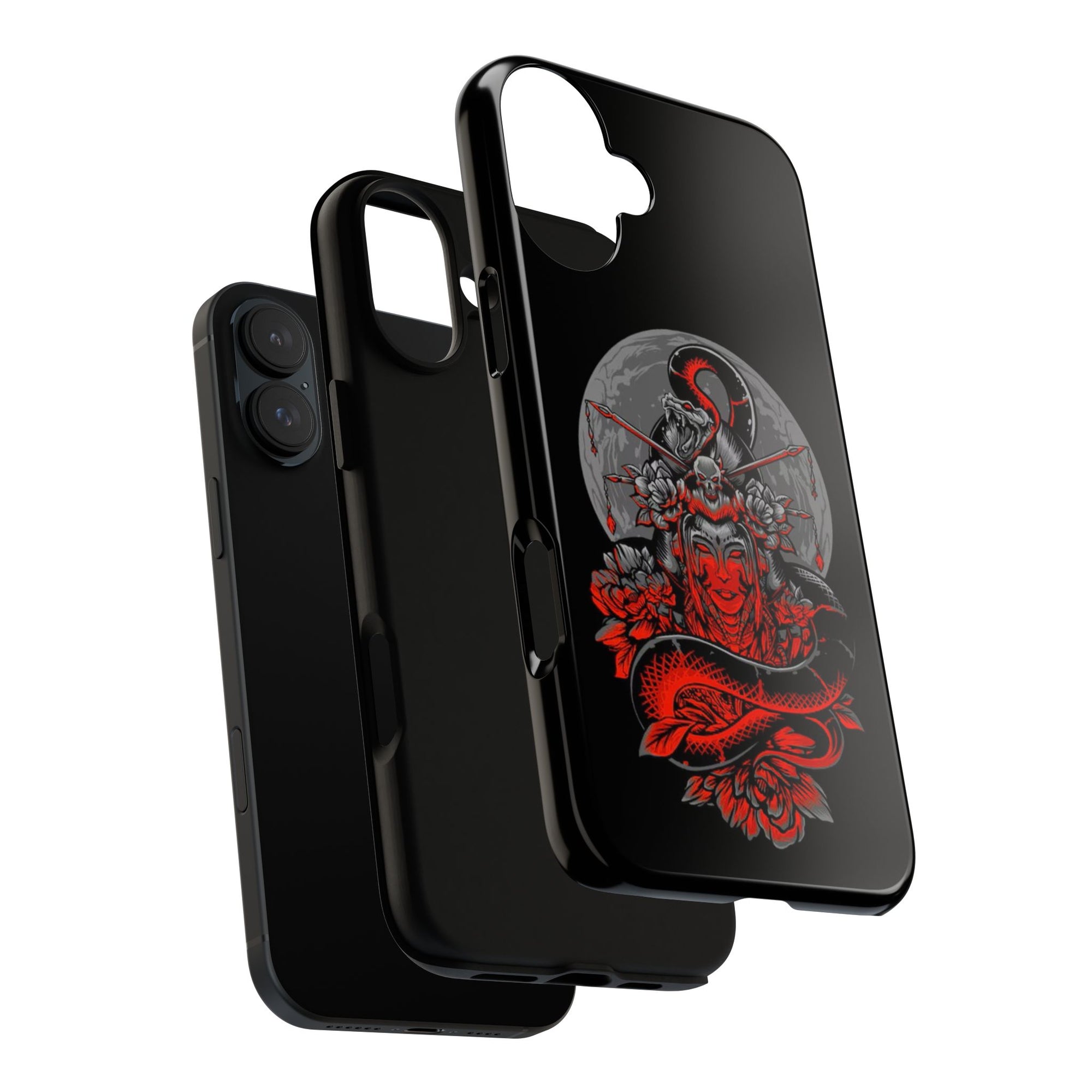 Tough Cases for iPhone, Dragon & Warrior Design, Durable Phone Protection, Perfect Gift for Tech Lovers, Unique Gifting