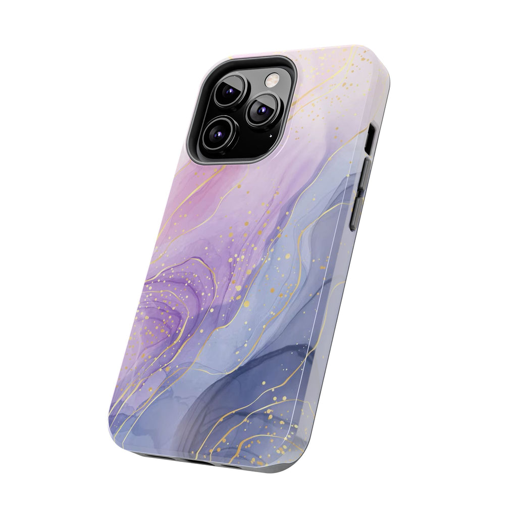 Elegant Abstract Tough Phone Cases for Stylish Protection, Gift for Her, Phone Accessories, Lavender Marble Design, Phone Cover for [...]