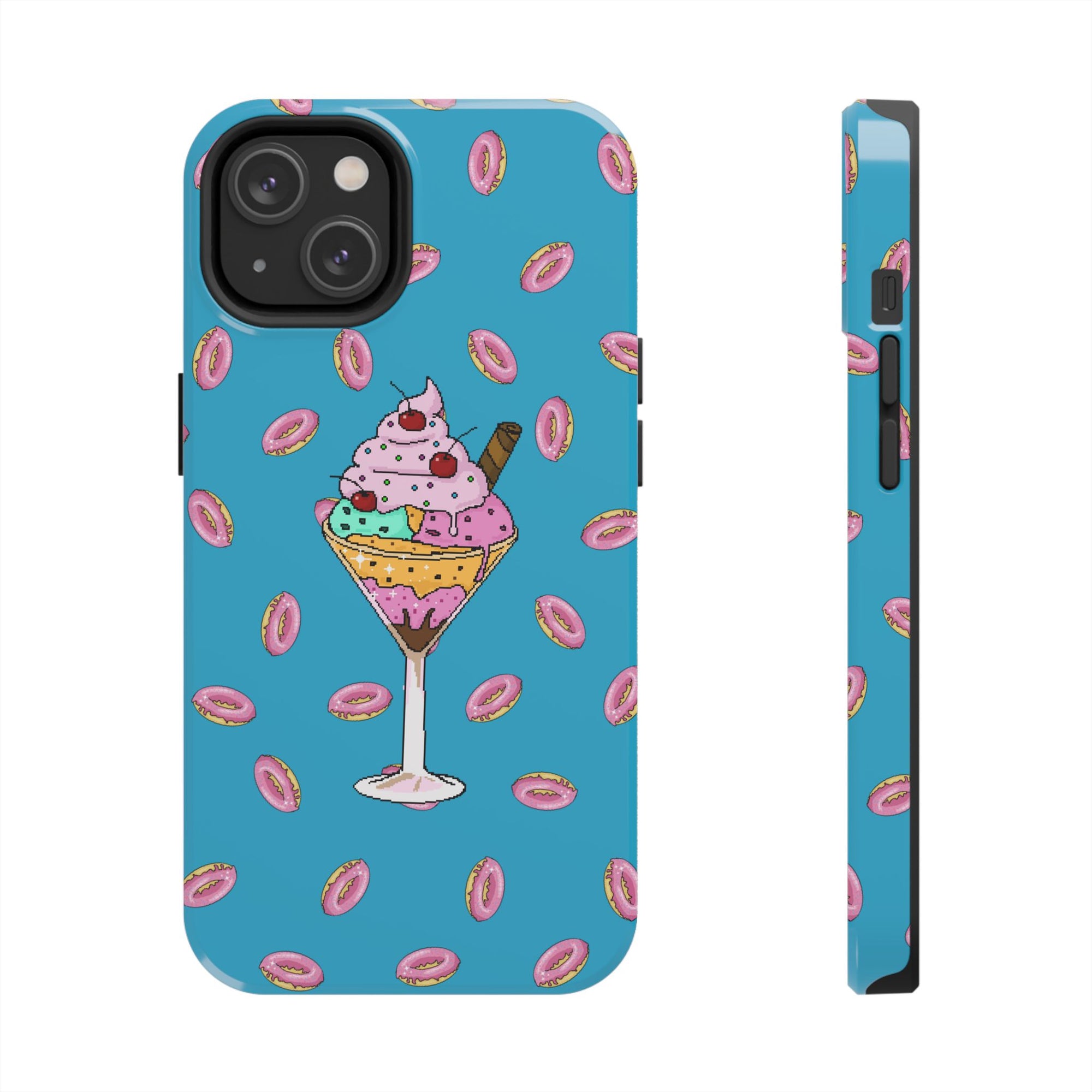 Cute Dessert Phone Cases, Fun iPhone Covers, Quirky Phone Accessories, Donut Lovers Gift, Ice Cream Phone Protector
