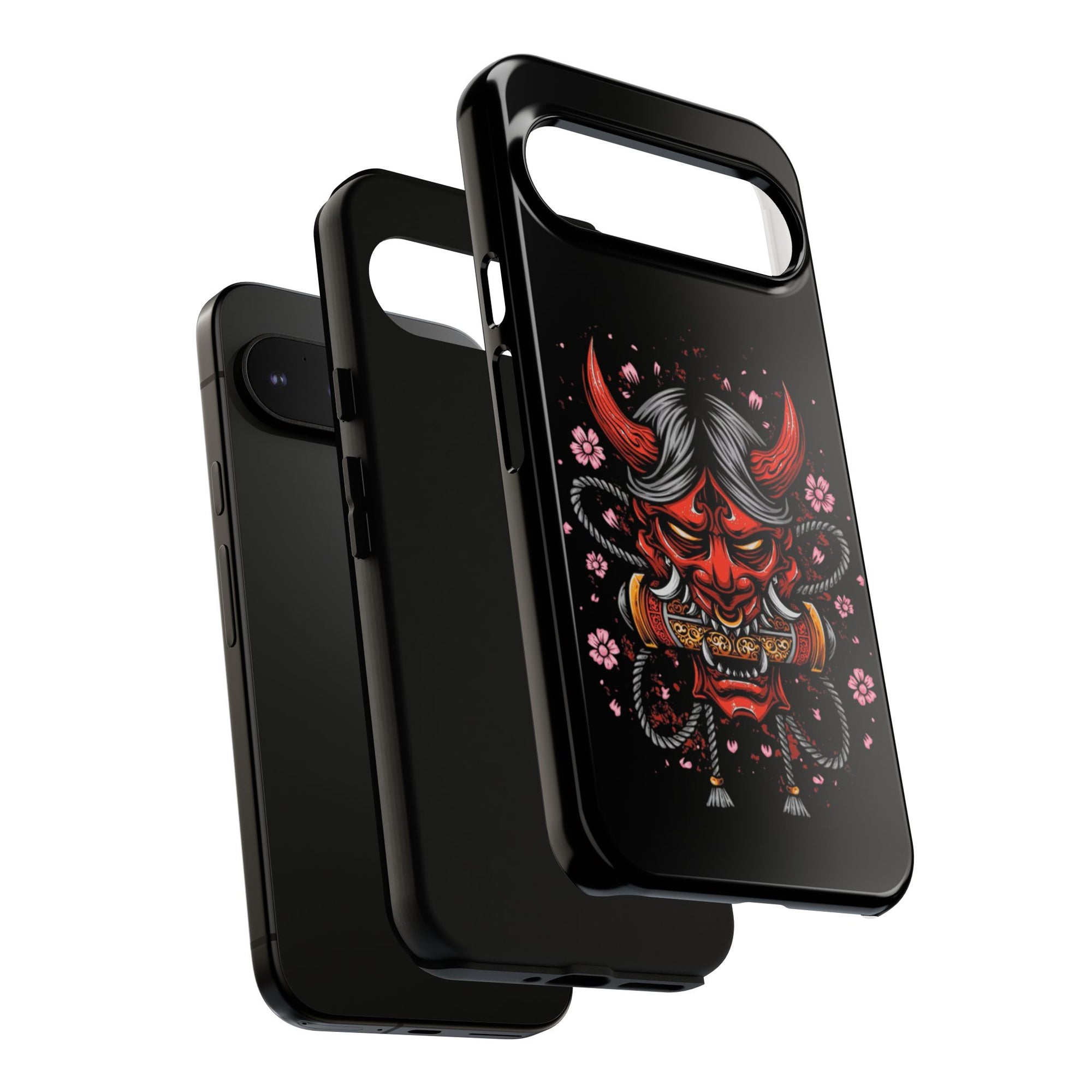 Tough Cases: Fierce Demon Phone Case, Edgy Phone Cover, Protect Your Device, Gift for Anime Fans, Unique Artwork Case