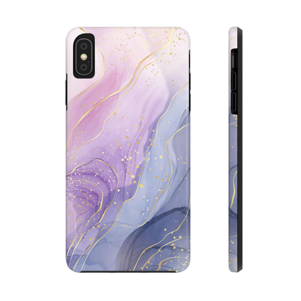 Elegant Abstract Tough Phone Cases for Stylish Protection, Gift for Her, Phone Accessories, Lavender Marble Design, Phone Cover for [...]