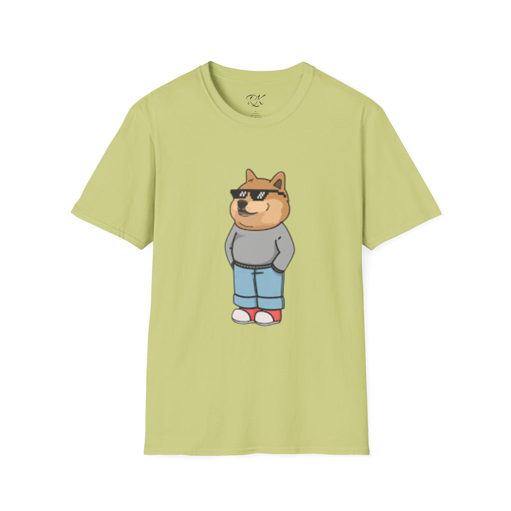 Cool Dog Graphic Tee | Unisex Softstyle T-Shirt, Funny Pet Lover Gift, Dog Dad Shirt, Casual Wear, Gift for Animal Lovers