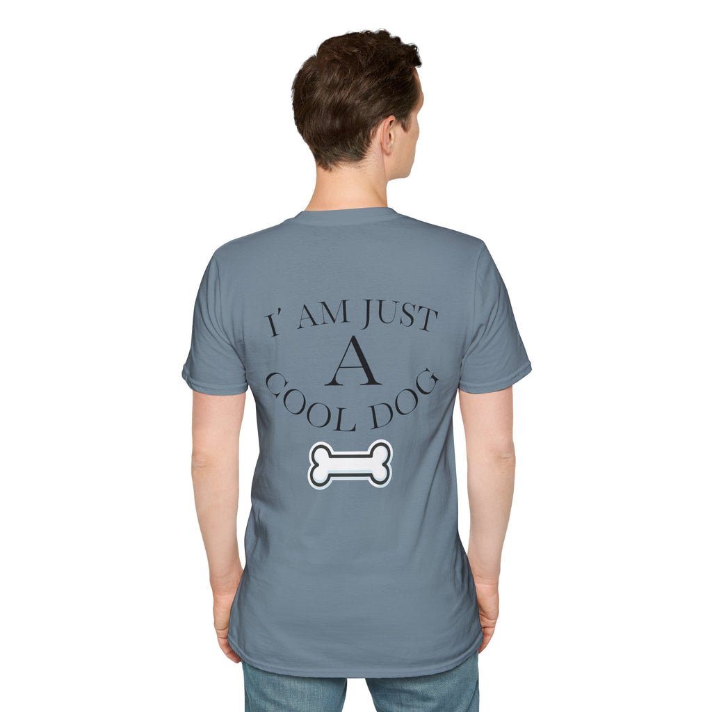 Cool Dog Graphic Tee | Unisex Softstyle T-Shirt, Funny Pet Lover Gift, Dog Dad Shirt, Casual Wear, Gift for Animal Lovers