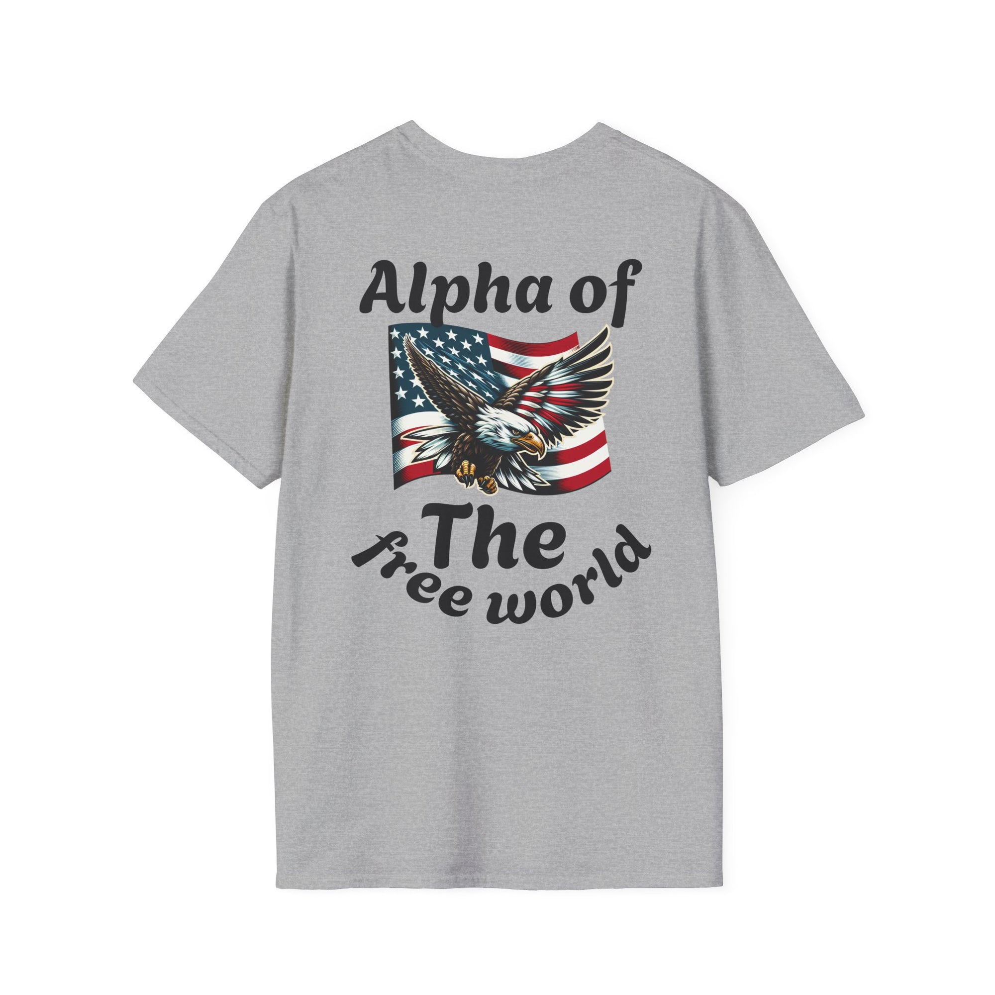 Patriotic Graphic T-Shirt, Unisex Softstyle Tee, Independence Day Gift, Freedom Apparel, Americana Clothing