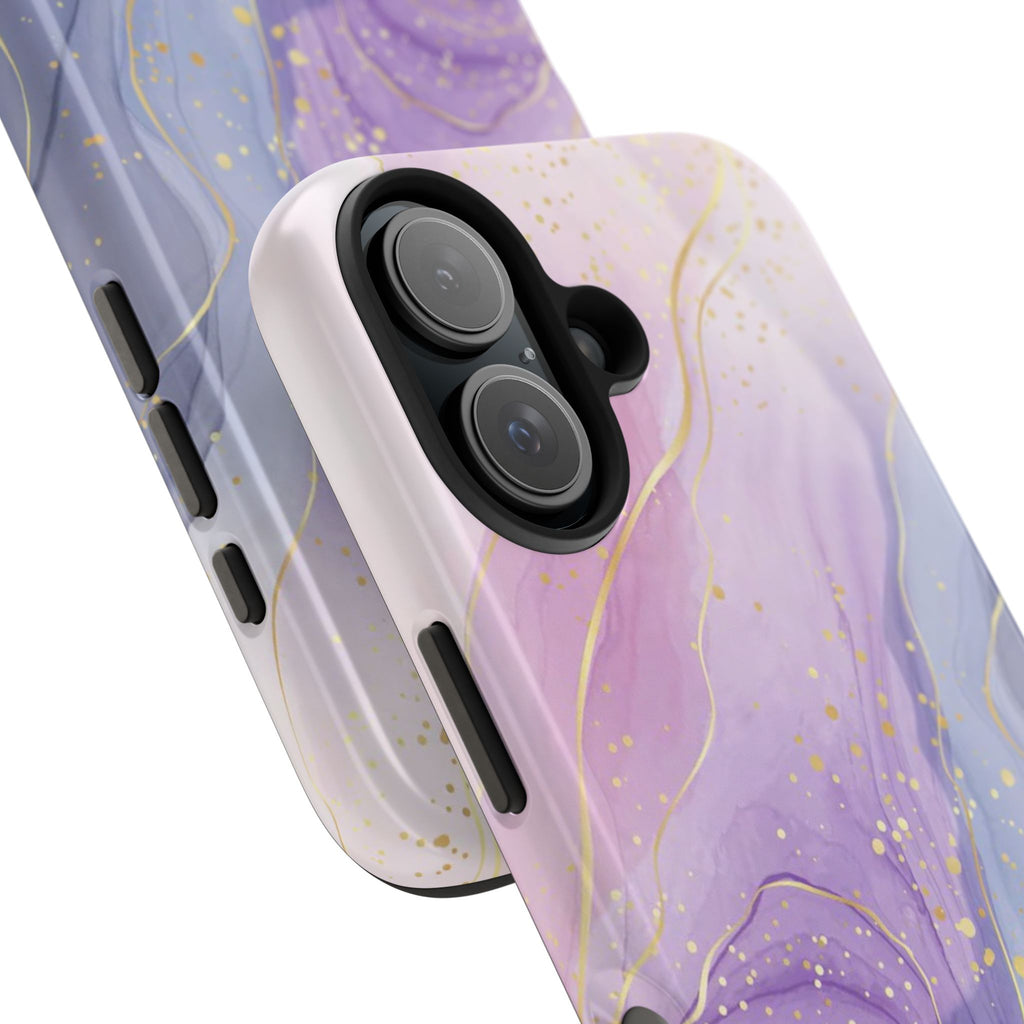 Elegant Abstract Tough Phone Cases for Stylish Protection, Gift for Her, Phone Accessories, Lavender Marble Design, Phone Cover for [...]