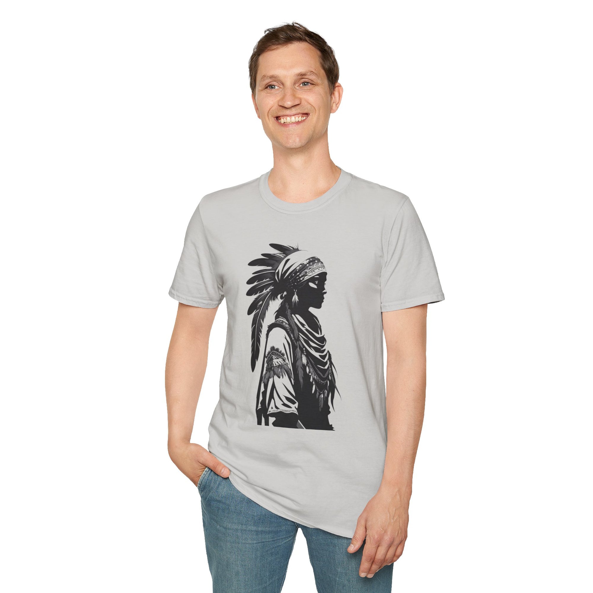 Bohemian Native Style T-Shirt, Comfortable Graphic Tee, Unisex Casual Wear, Gift for Culture Lovers, Perfect for Festivals, Everyday Style