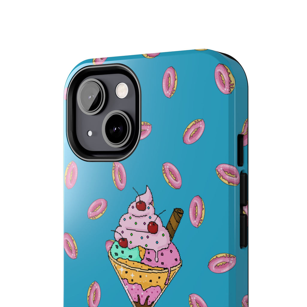 Cute Dessert Phone Cases, Fun iPhone Covers, Quirky Phone Accessories, Donut Lovers Gift, Ice Cream Phone Protector