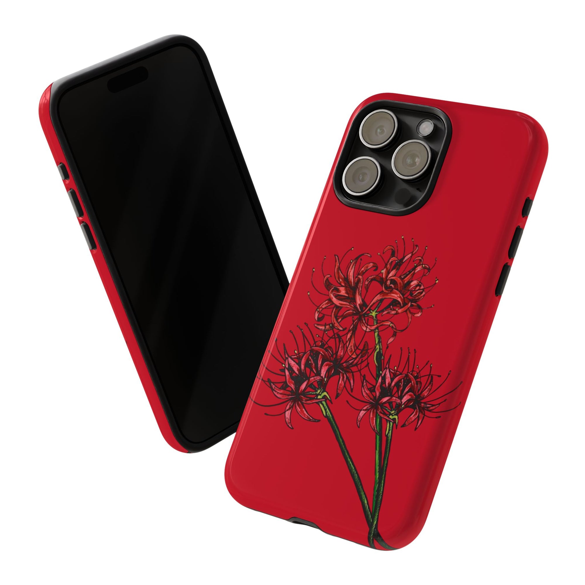 Floral Phone Case, Cute Durable Case for Plants Lovers, Stylish Tech Accessories, Gift for Her, Autumn Decor